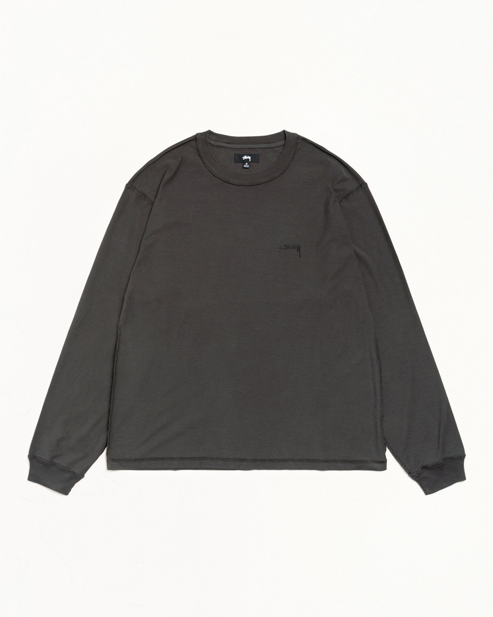 Lazy LS Tee – Vintage Black | Tees | Stüssy Canada