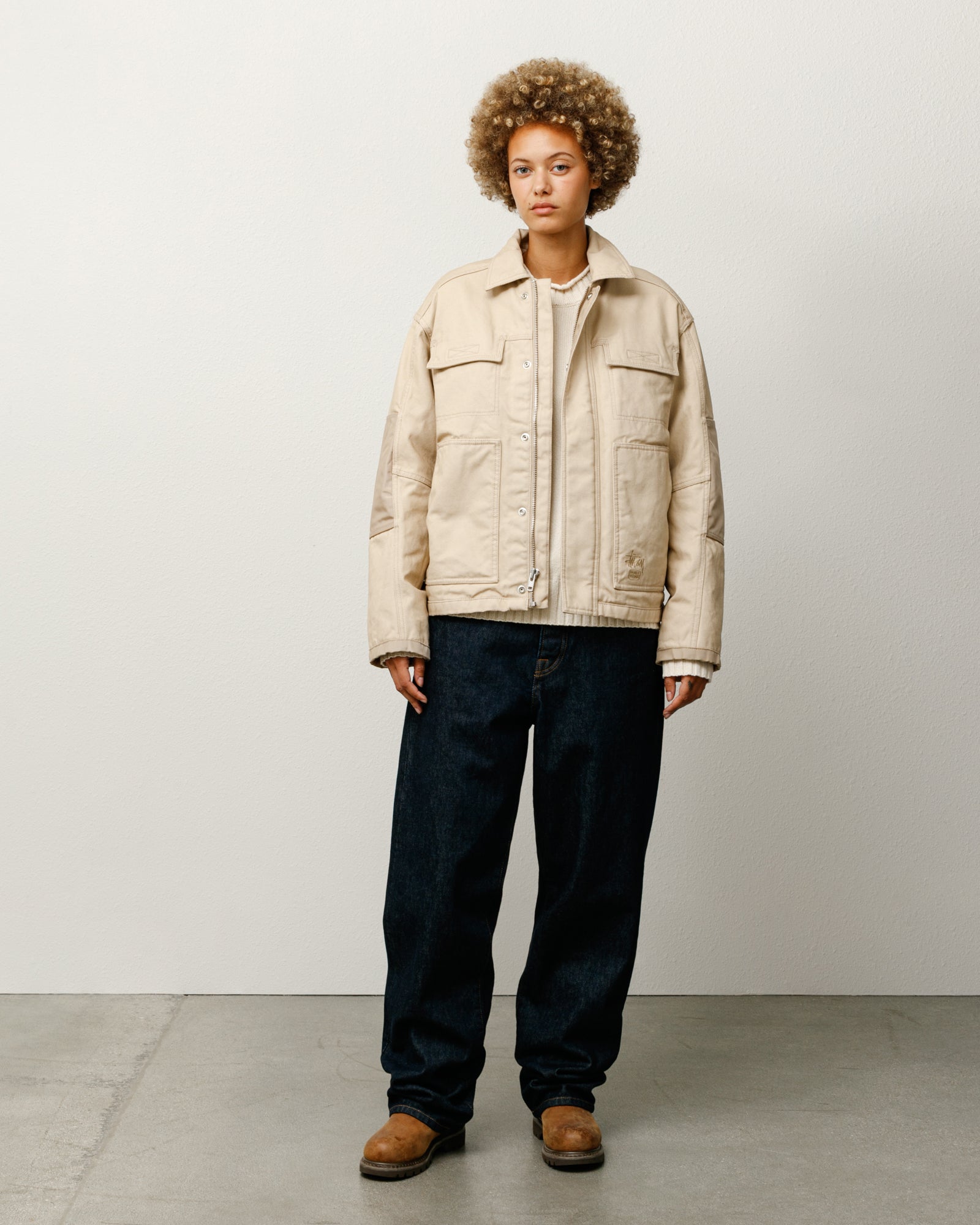 Utility Work Jacket – Khaki | Outerwear | Stüssy Canada