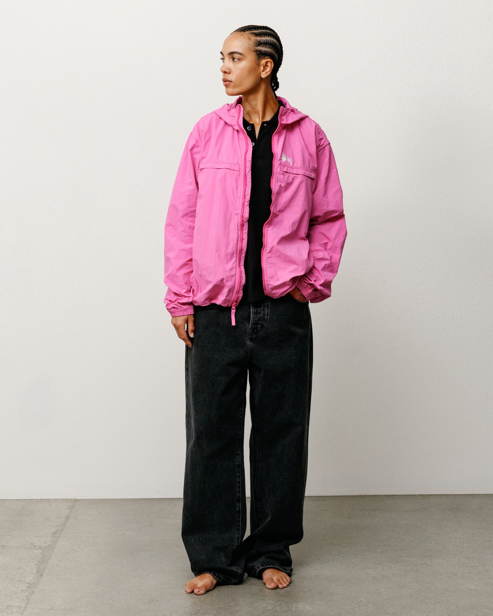 Lightweight Hooded Jacket – Pink | Outerwear | Stüssy Canada