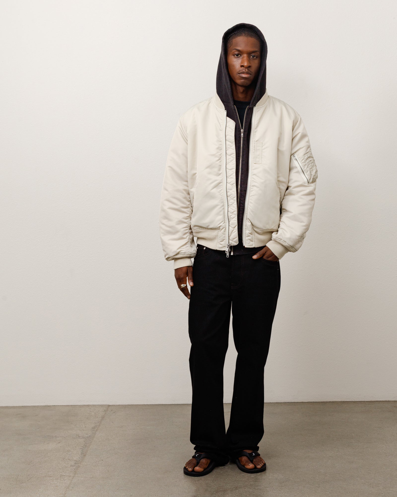 【archive】Stussy Brown MA-1 Bomber-jacket MA-1 Bomber Jacket - Bone | Outerwear | Stüssy Canada