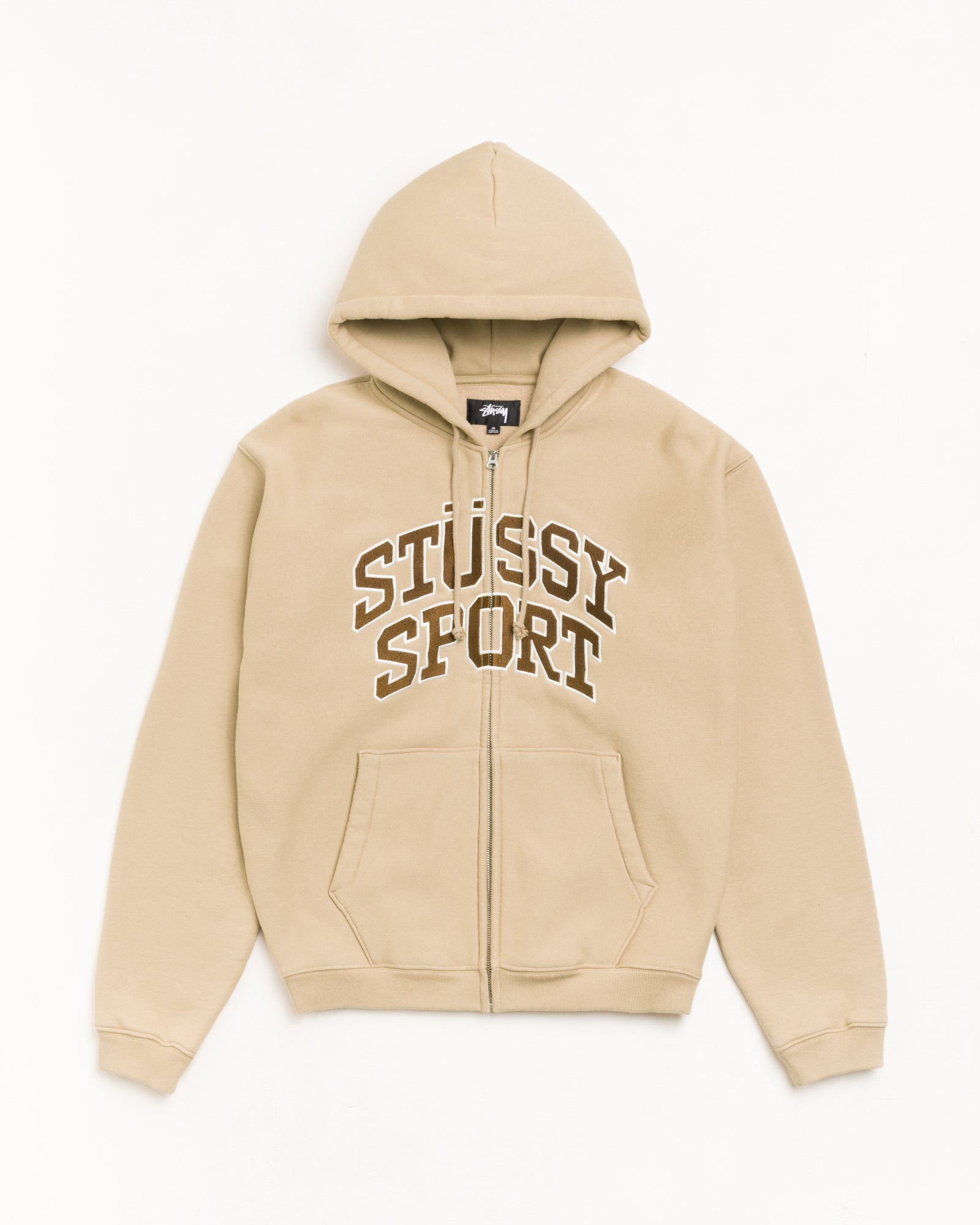 Stüssy Sport Zip Hoodie - Tan | Sweats | Stüssy Canada