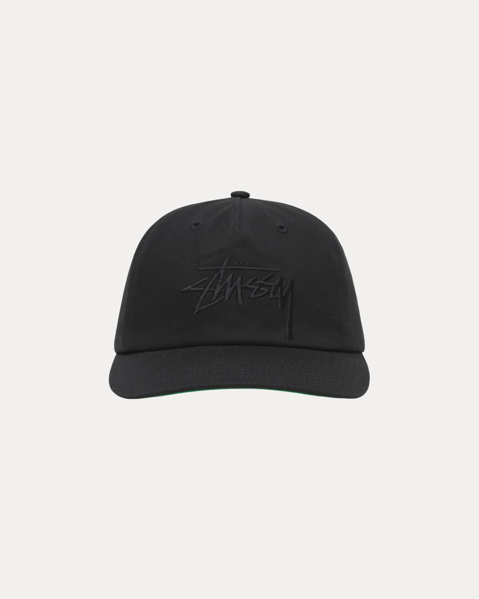 STUSSY MID-DEPTH BIG STOCK SNAPBACK キャップ Mid-Depth Big Stock Snapback – Black | Headwear | Stüssy Canada