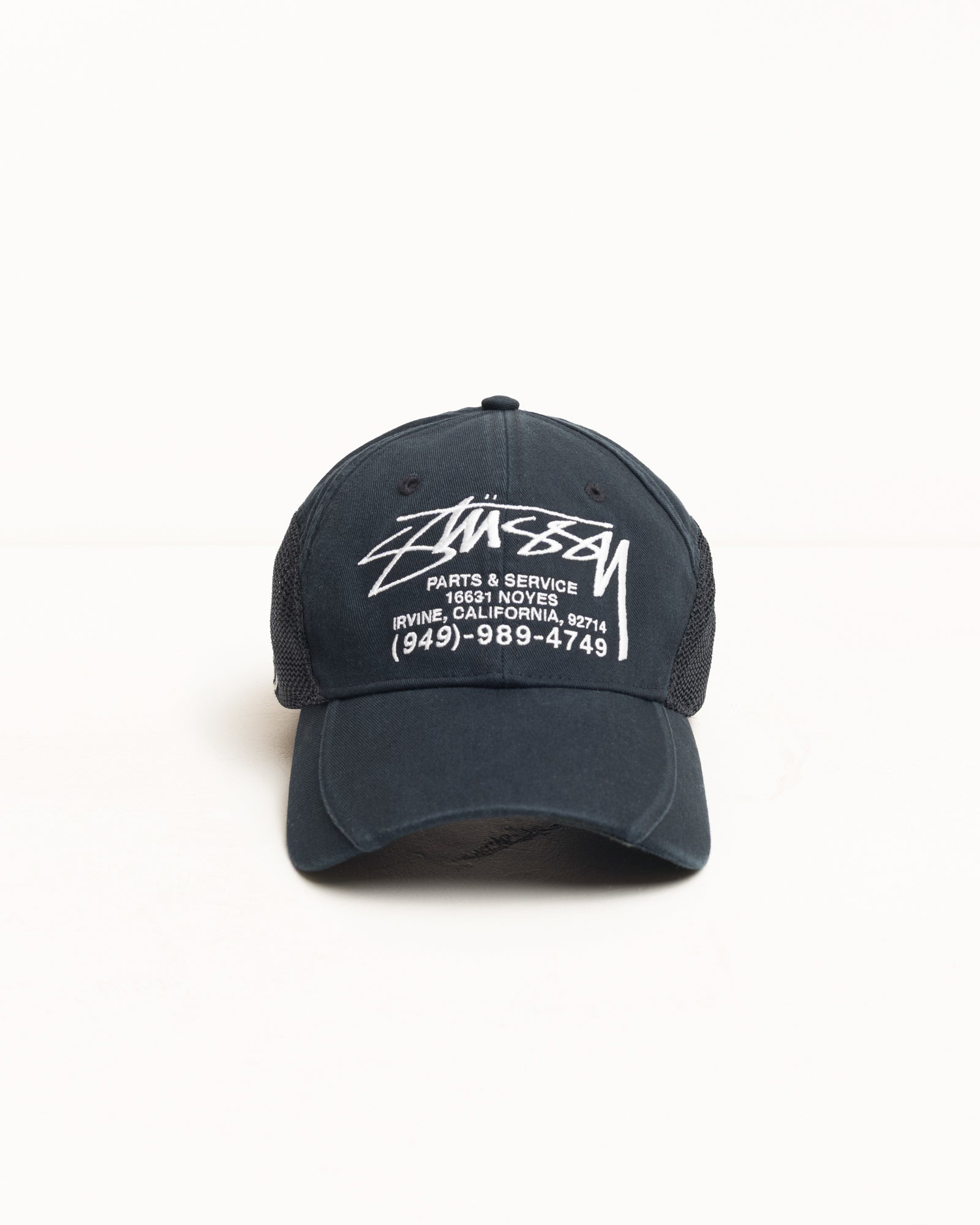 Parts & Service Mesh Cap – Black | Headwear | Stüssy Canada