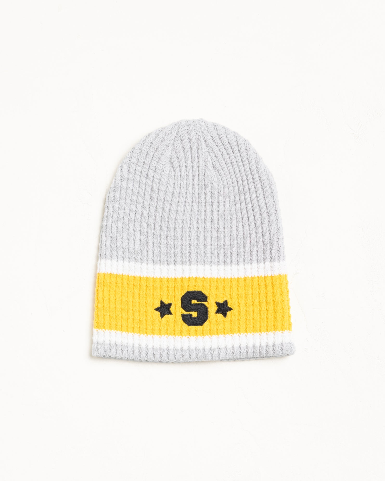 Stussy SKULLCAP VARSITY STAR STRIPE ビーニー Varsity S Stripe Skullcap – Grey | Headwear | Stüssy Canada
