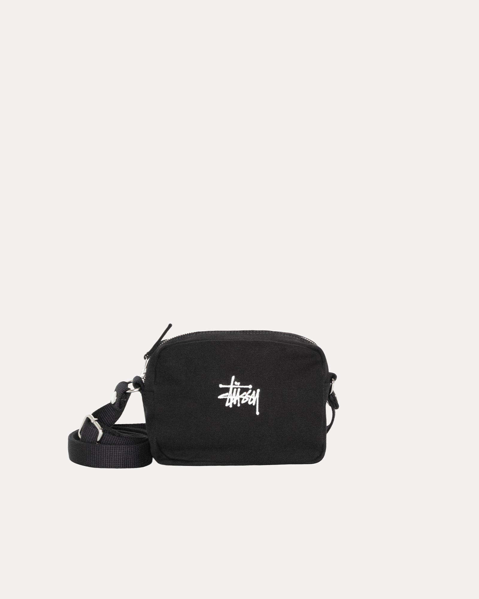 バッグ Stussy CANVAS SIDE POUCH BAG BLACK Stussy Canvas Side Pouch Washed Black / Express / Genuine | eBay