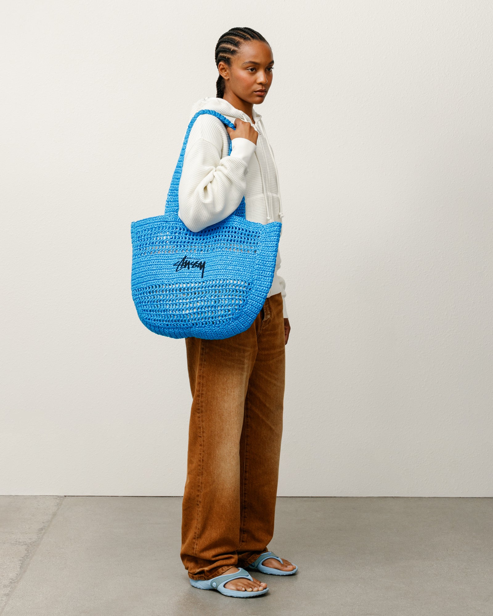 ニ*ク様 STUSSY WOVEN TOTE BAG 2025SS Woven Tote Bag – Blue | Accessories | Stüssy Canada