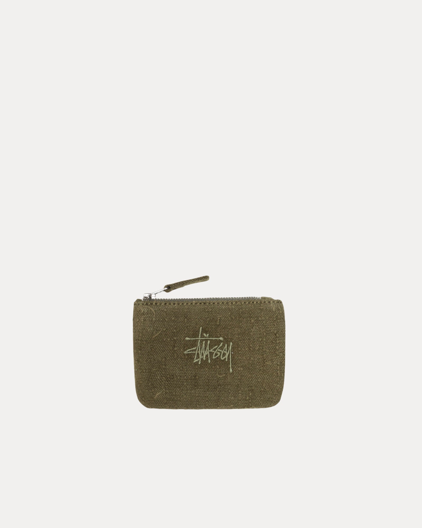 Needle Punch Coin Pouch – Olive | Accessories | Stüssy Canada