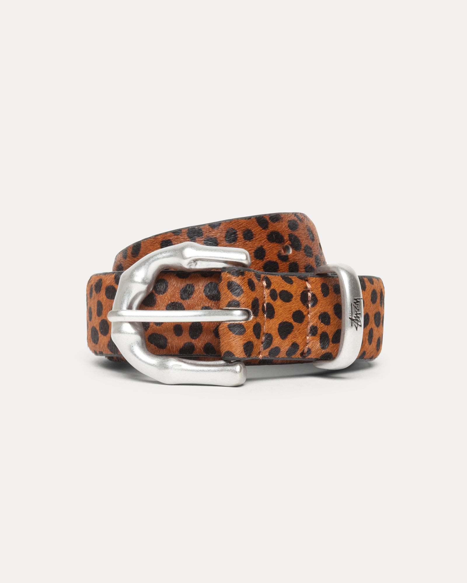 Bamboo Buckle Belt – Hairy Leopard | Accessories | Stüssy Canada