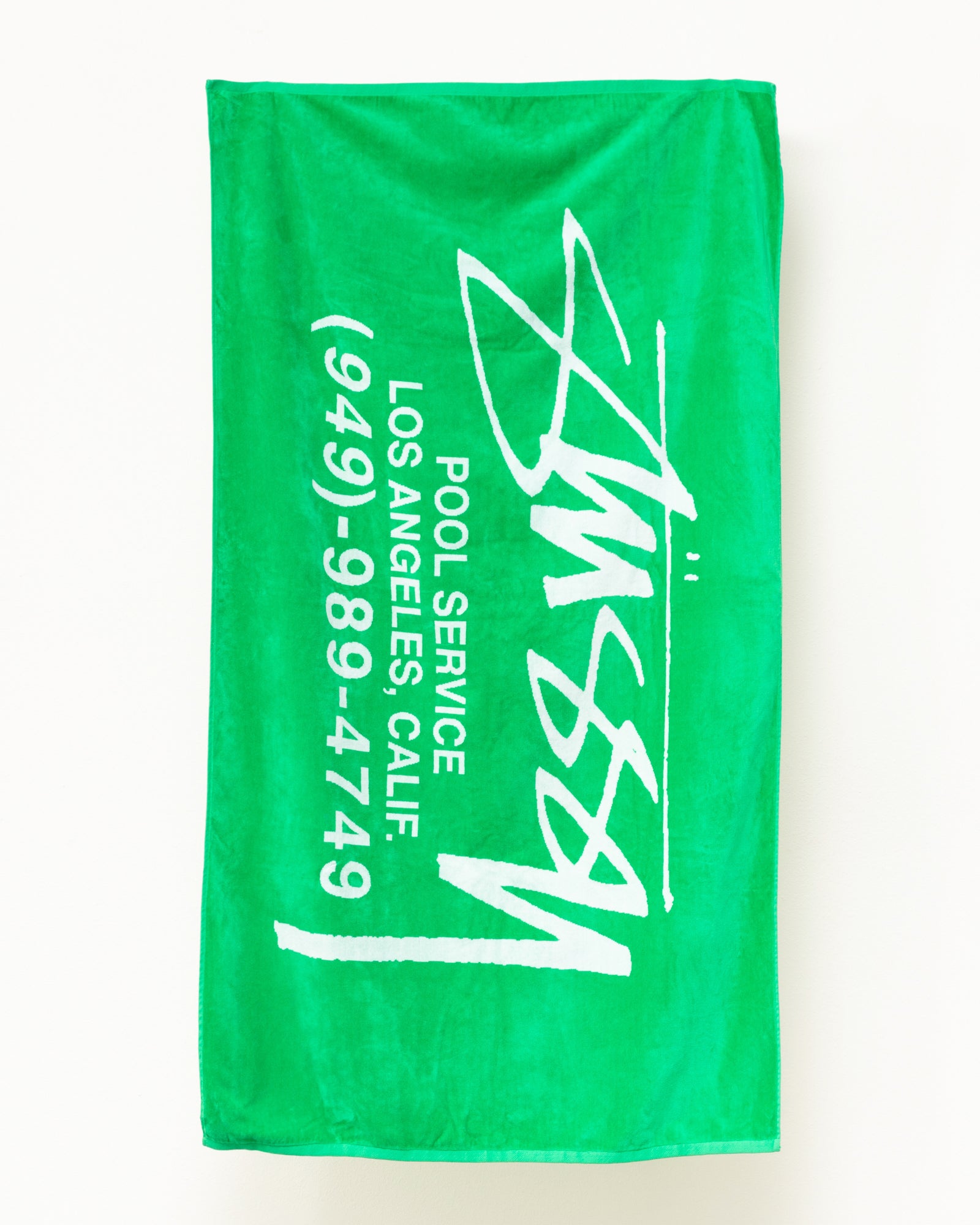 Pool Service Beach Towel – Green | Beach Accessories | Stüssy Canada