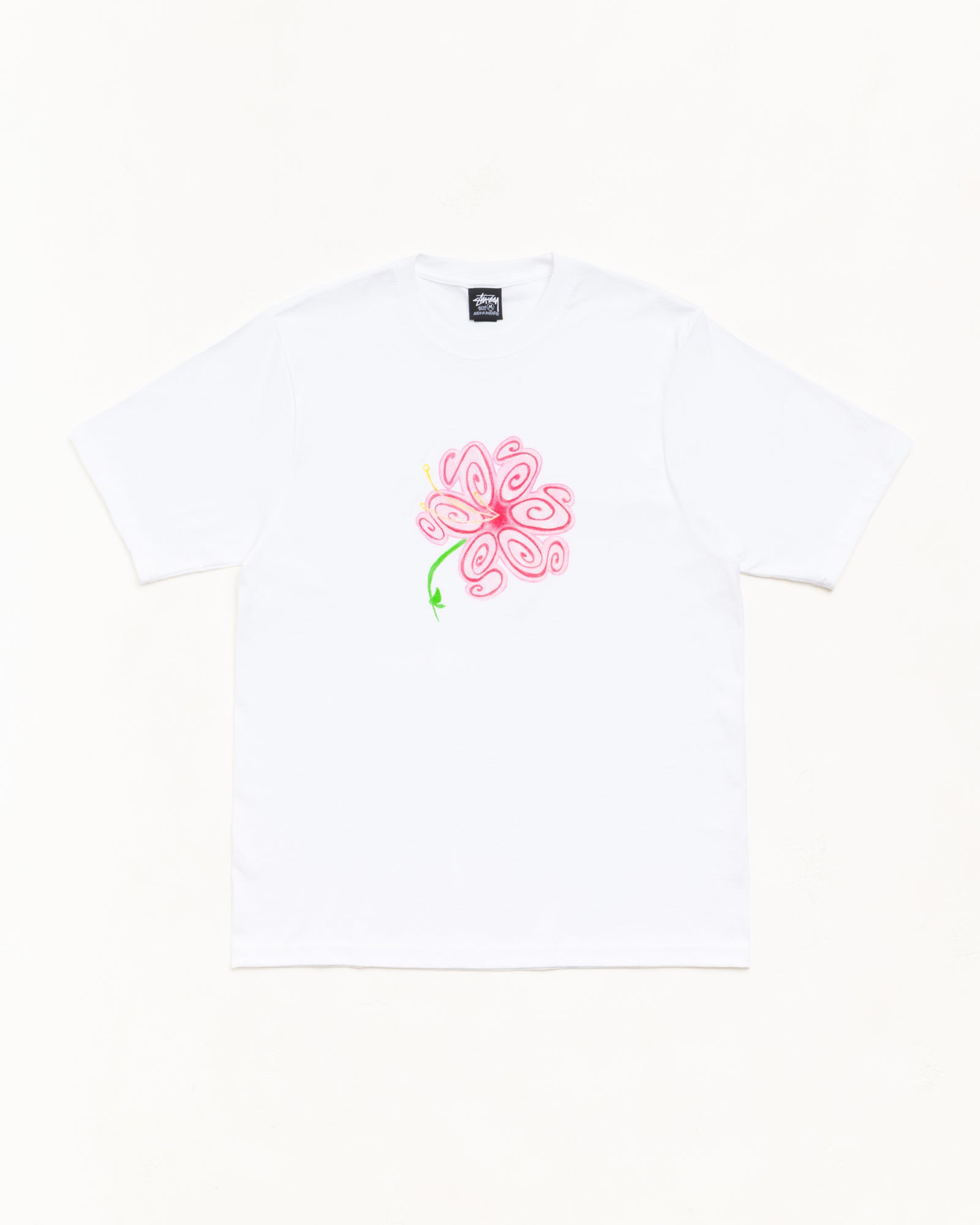 S Flower Tee – White | Tees | Stüssy Canada