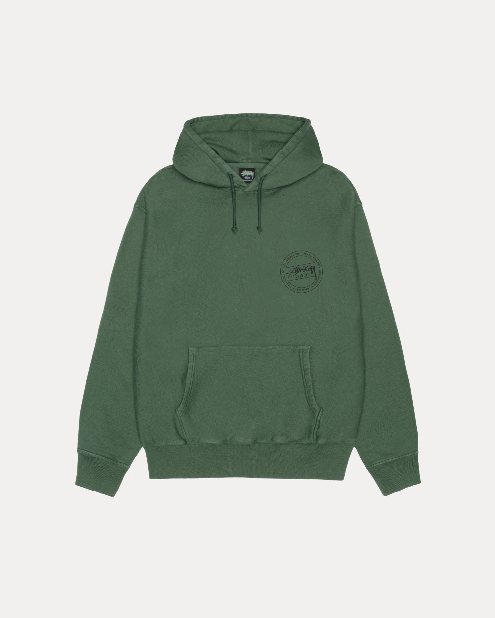 Stüssy Wear Hoodie Pigment Dyed – Pine | Sweats | Stüssy Canada