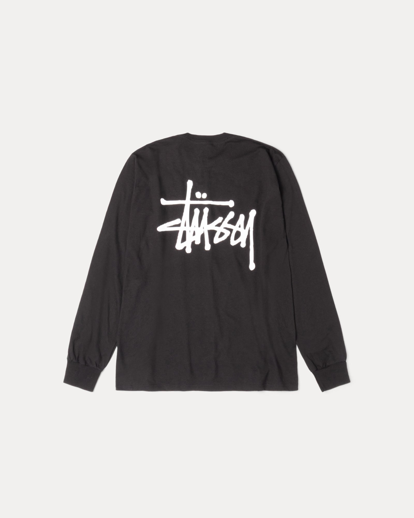 ★人気★【Stussy】★Stussy Basic Stussy LS T-Shirt 2023★ Basic Stüssy Ls Tee – Black | Tees | Stüssy Canada
