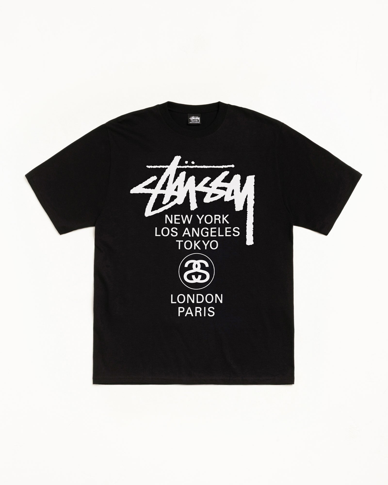 ストゥーシーT World Tour Tee – Black | Tees | Stüssy Canada