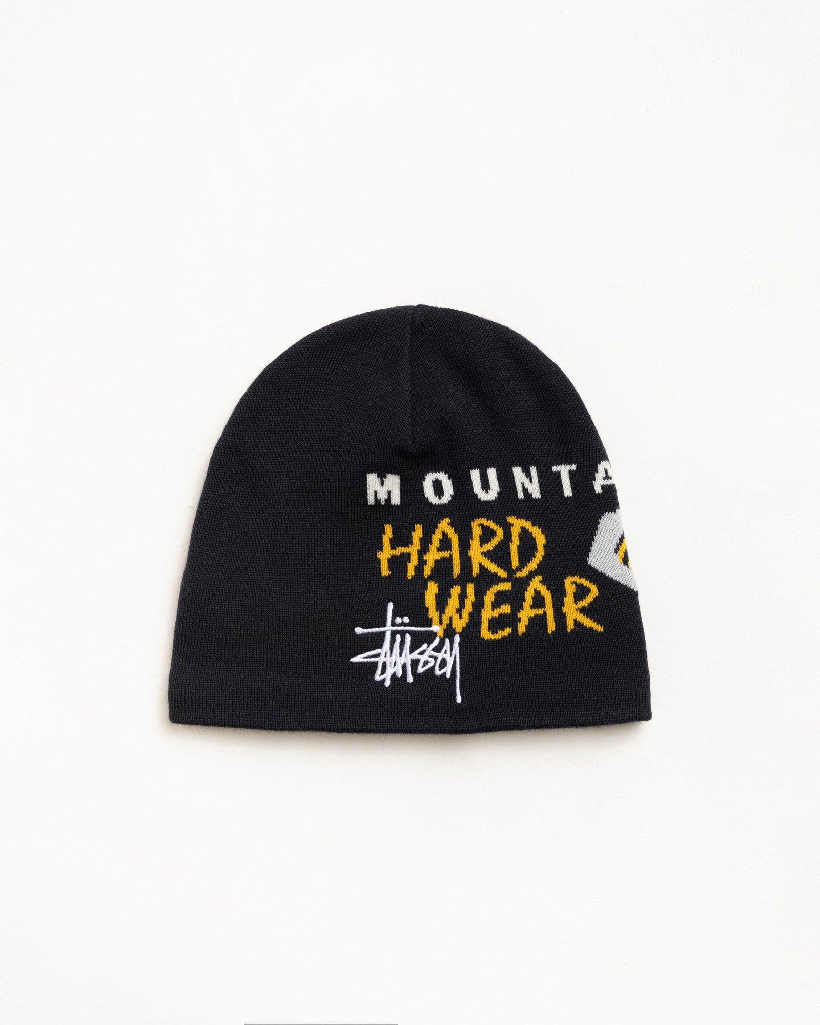 STÜSSY & MOUNTAIN HARDWEAR CAELUM BEANIE Stüssy & Mountain Hardwear Caelum™ Dome Beanie – Black | Headwear