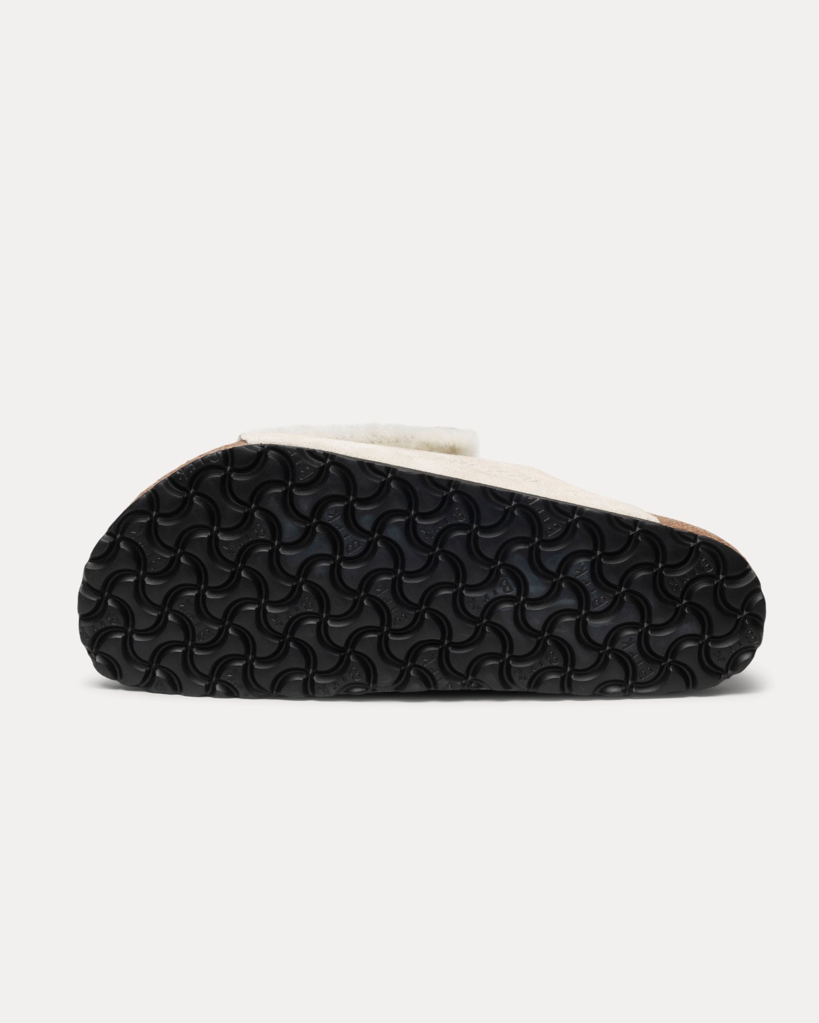 Slide Suede Shearling Stussy Accessories In Bone