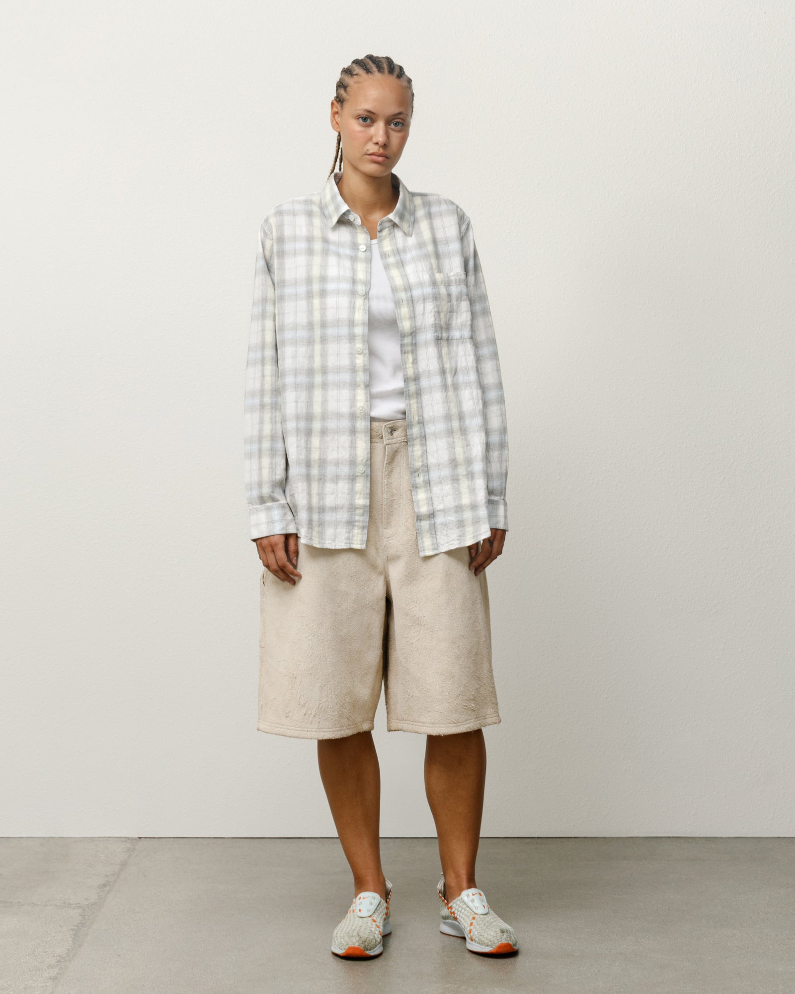 Beach Plaid Shirt – Off White | Tops | Stüssy Canada