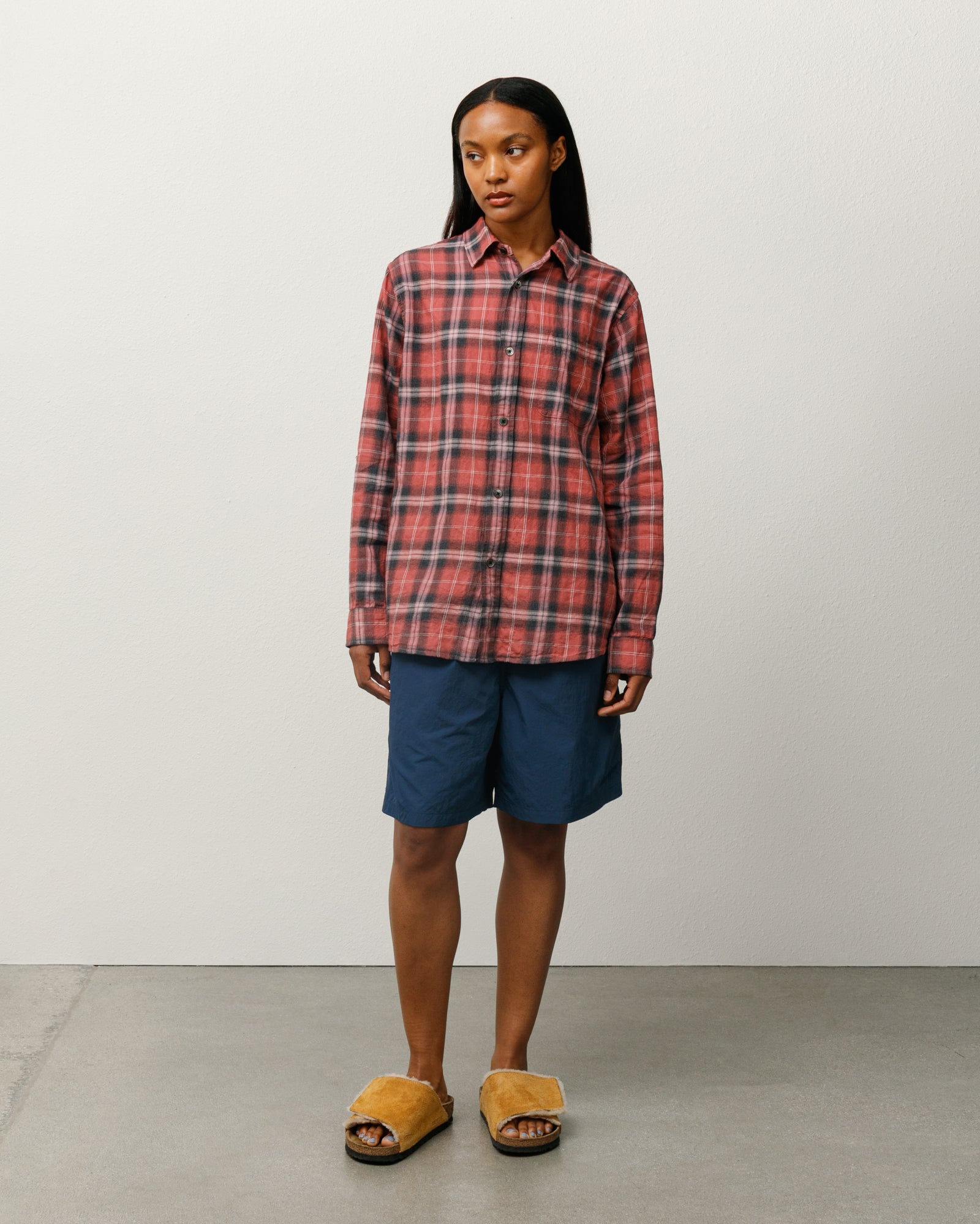 Beach Plaid Shirt – Red | Tops | Stüssy Canada