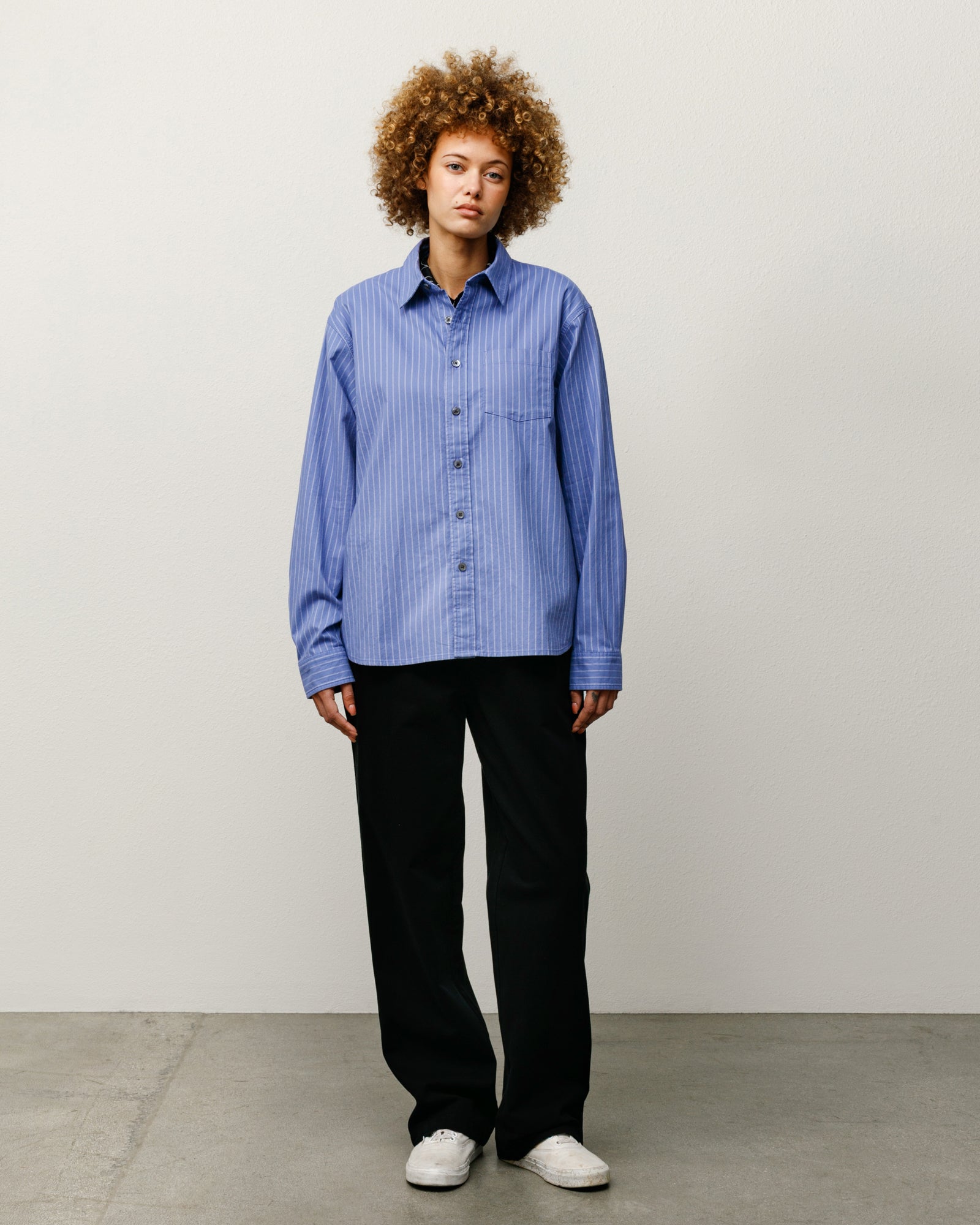 Oxford Shirt – Blue Stripe | Tops & Shirts | Stüssy Canada