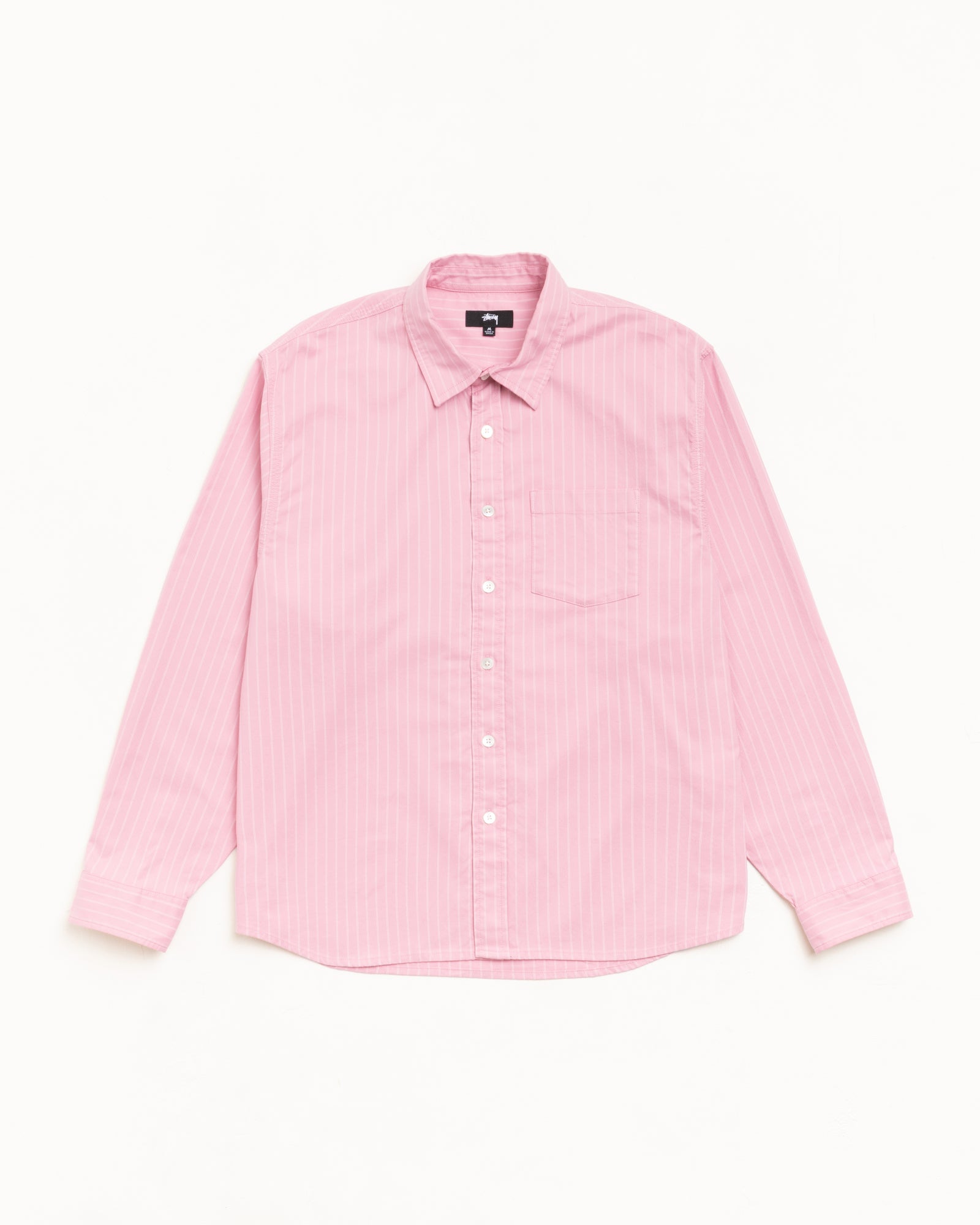Oxford Shirt – Pink Stripe | Tops & Shirts | Stüssy Canada