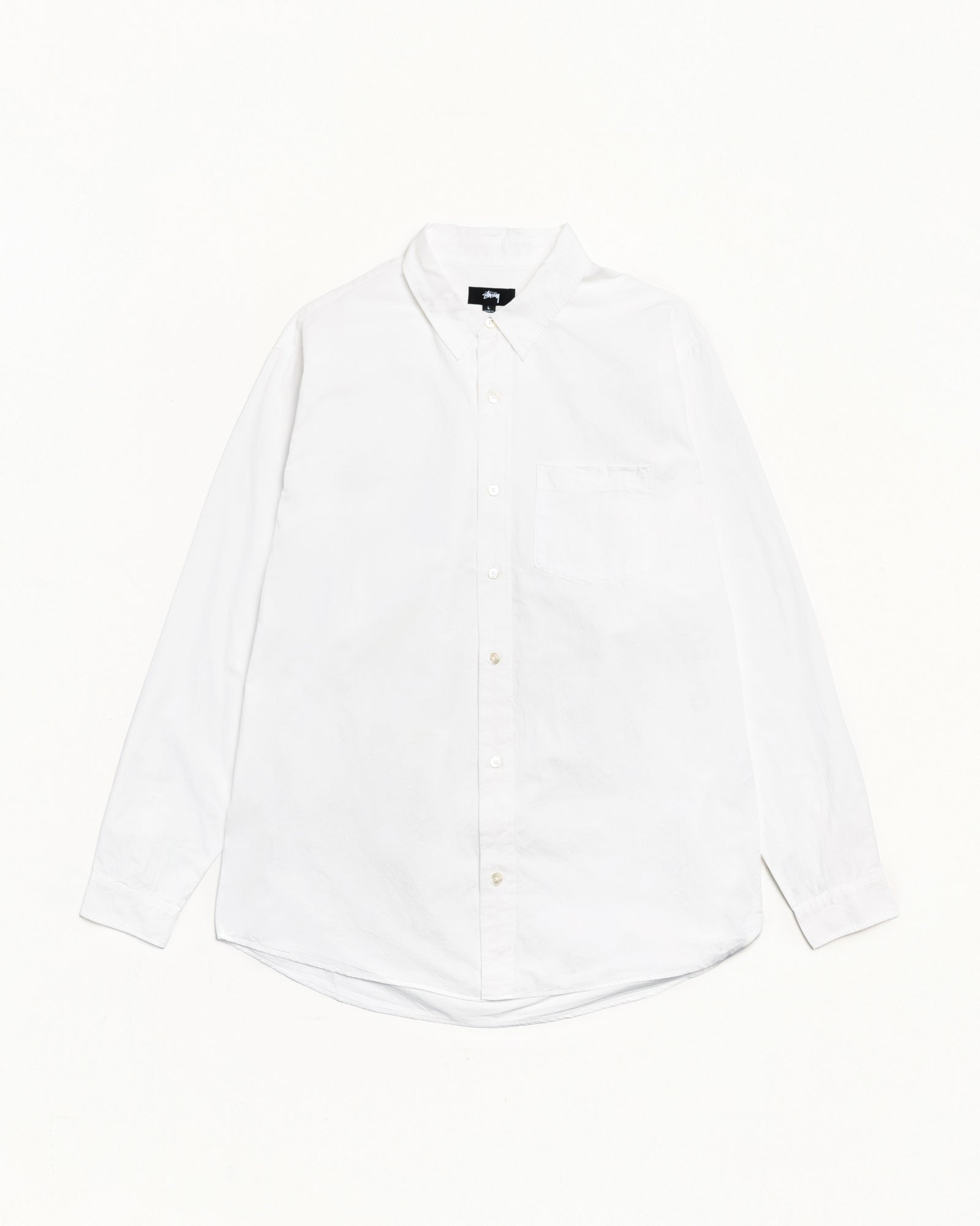 Oxford Ls Shirt Mens Long Sleeve In White