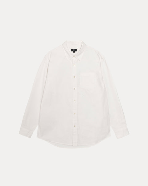 Oxford Ls Shirt Mens Long Sleeve In White