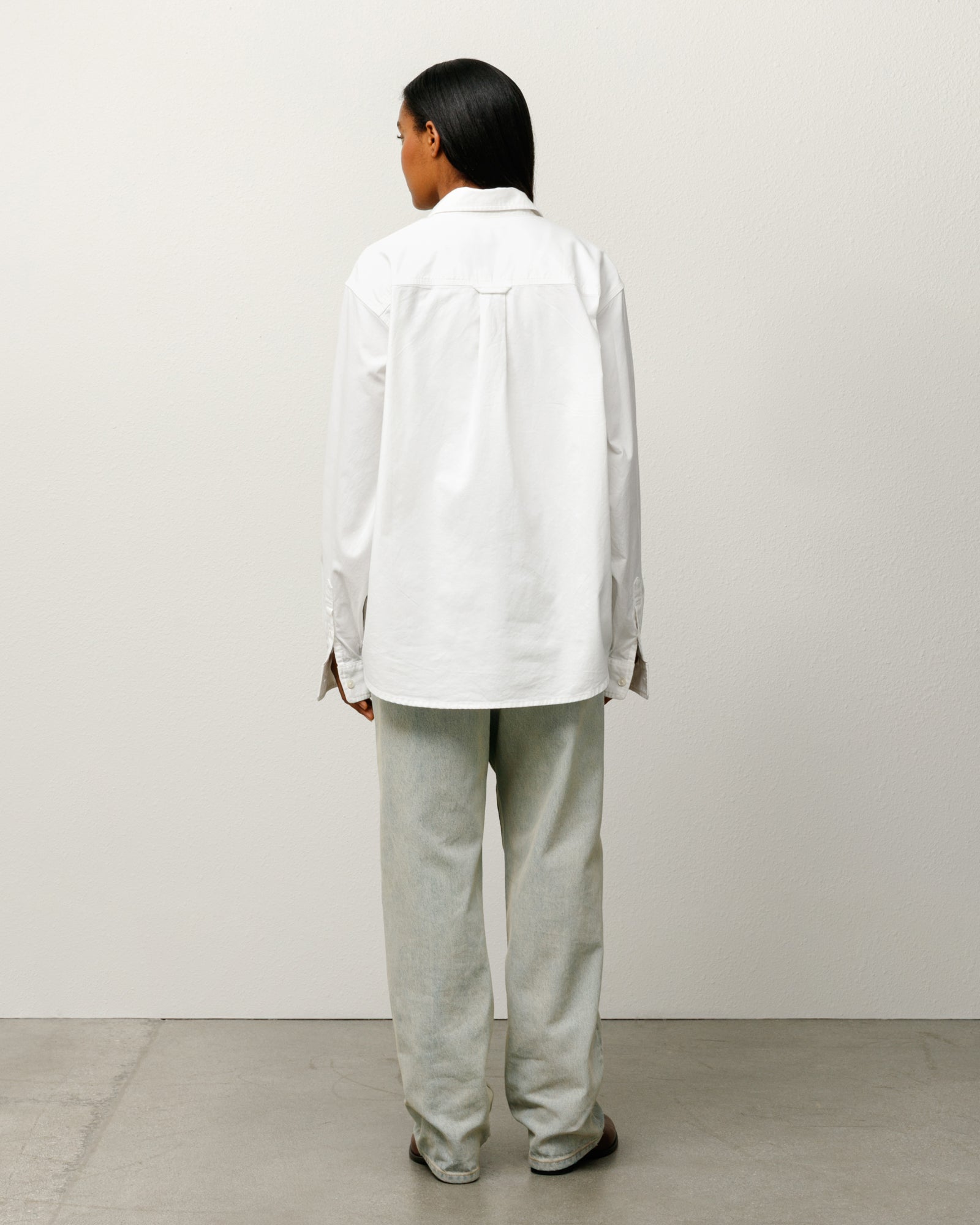 Oxford Shirt – White | Tops & Shirts | Stüssy Canada