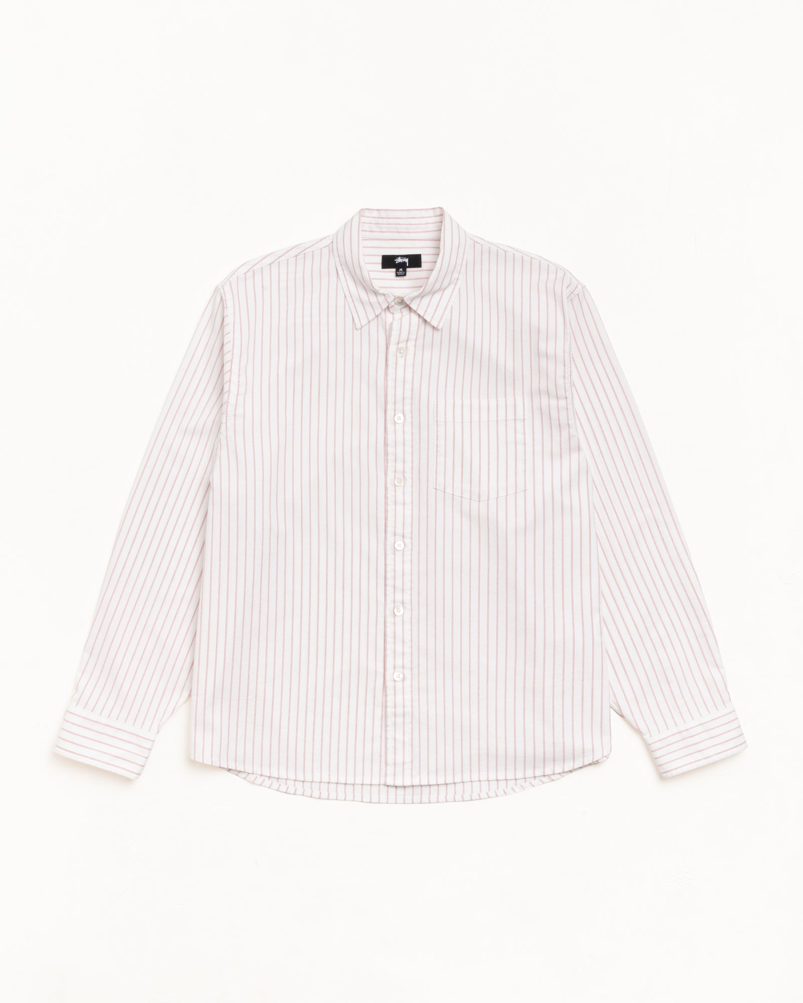 Oxford Shirt – White Stripe | Tops & Shirts | Stüssy Canada
