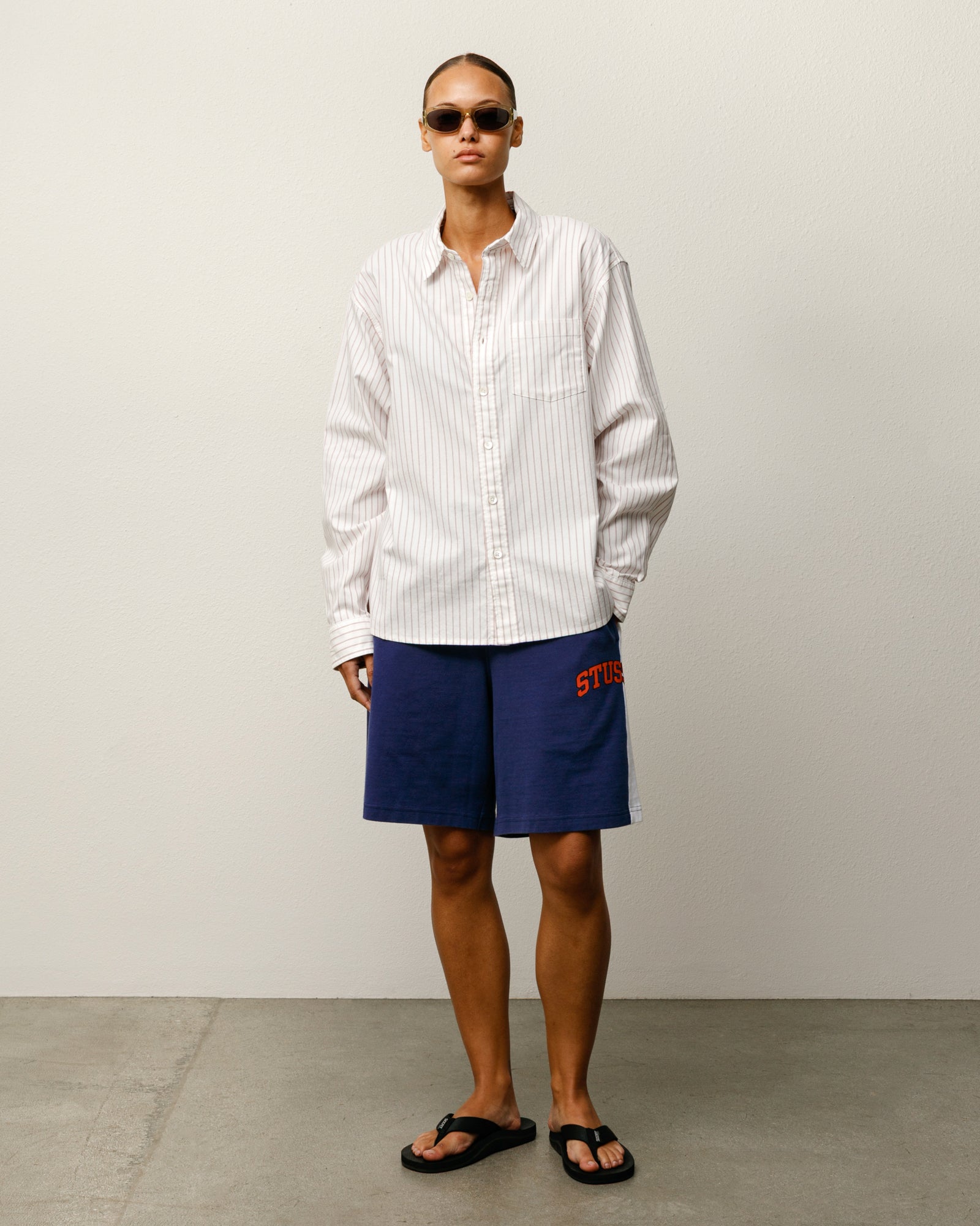 Oxford Shirt – White Stripe | Tops & Shirts | Stüssy Canada Oxford Shirt – White Stripe | Tops & Shirts | Stüssy Canada