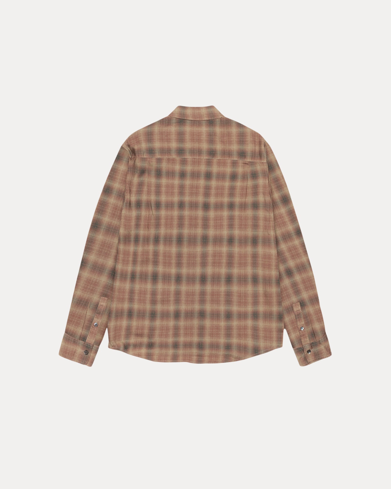 Matthew Plaid Shirt Sd Mens Long Sleeve In Brick