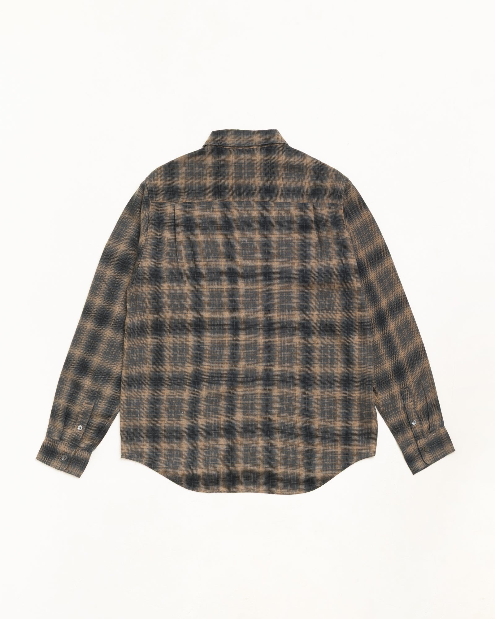 Matthew Plaid Shirt Sd Unisex Long Sleeve In Brown