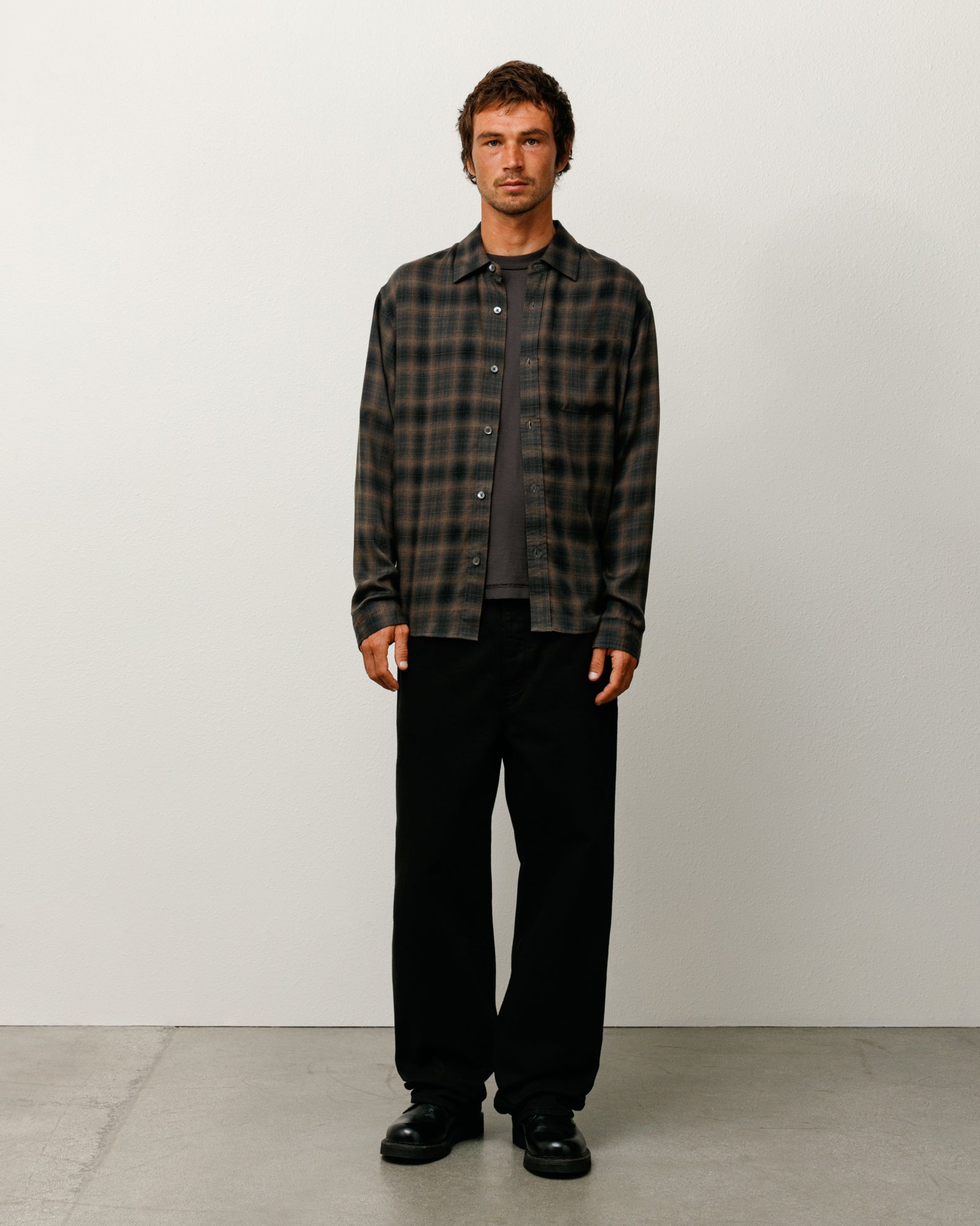 Stussy Matthew Shirt チェック　Sサイズ Stussy Matthew Shirt チェック Sサイズ Stussy Matthew Printed