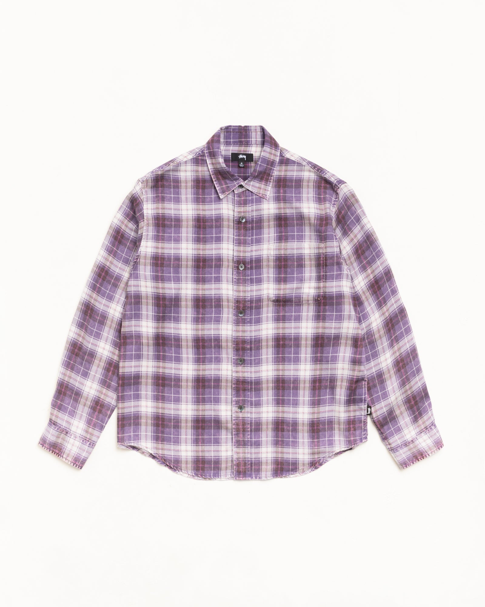 Matthew Plaid Shirt – Lavender | Tops & Shirts | Stüssy Canada
