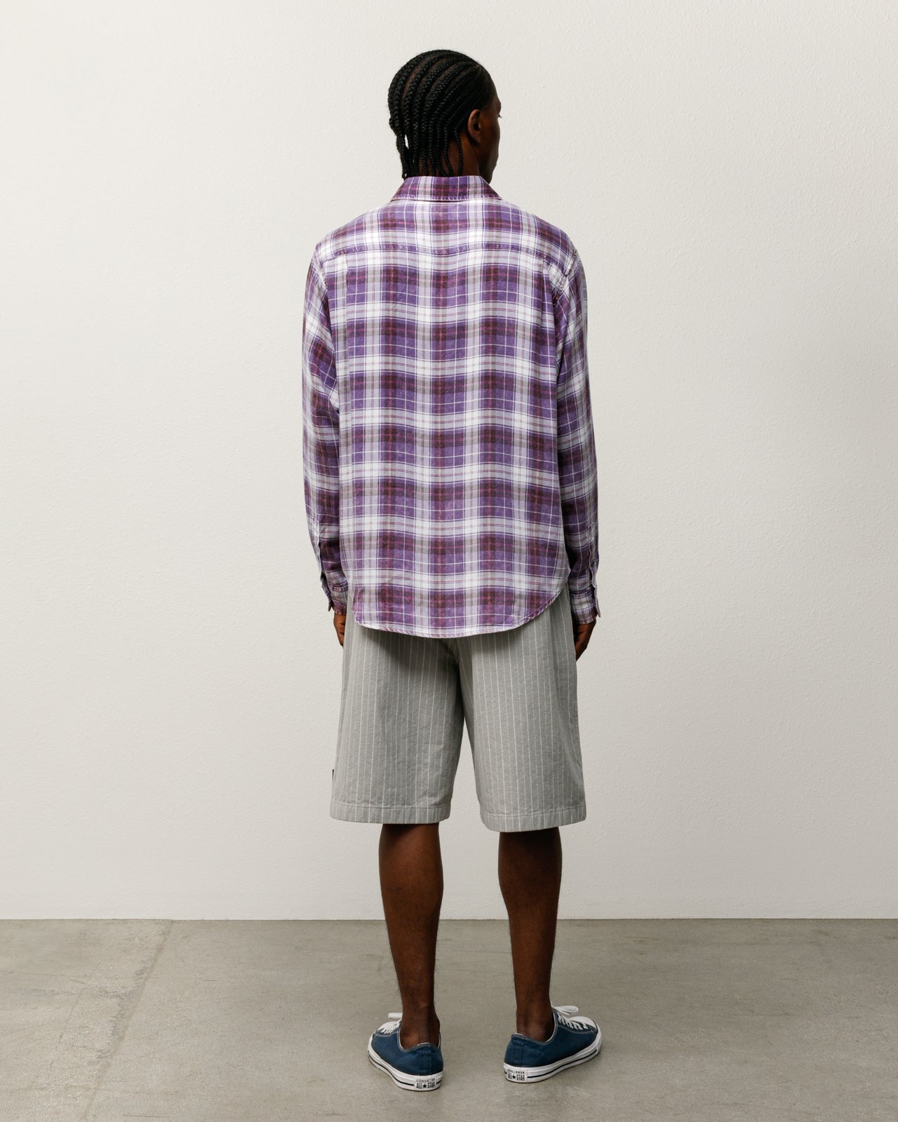 Matthew Plaid Shirt – Lavender | Tops & Shirts | Stüssy Canada