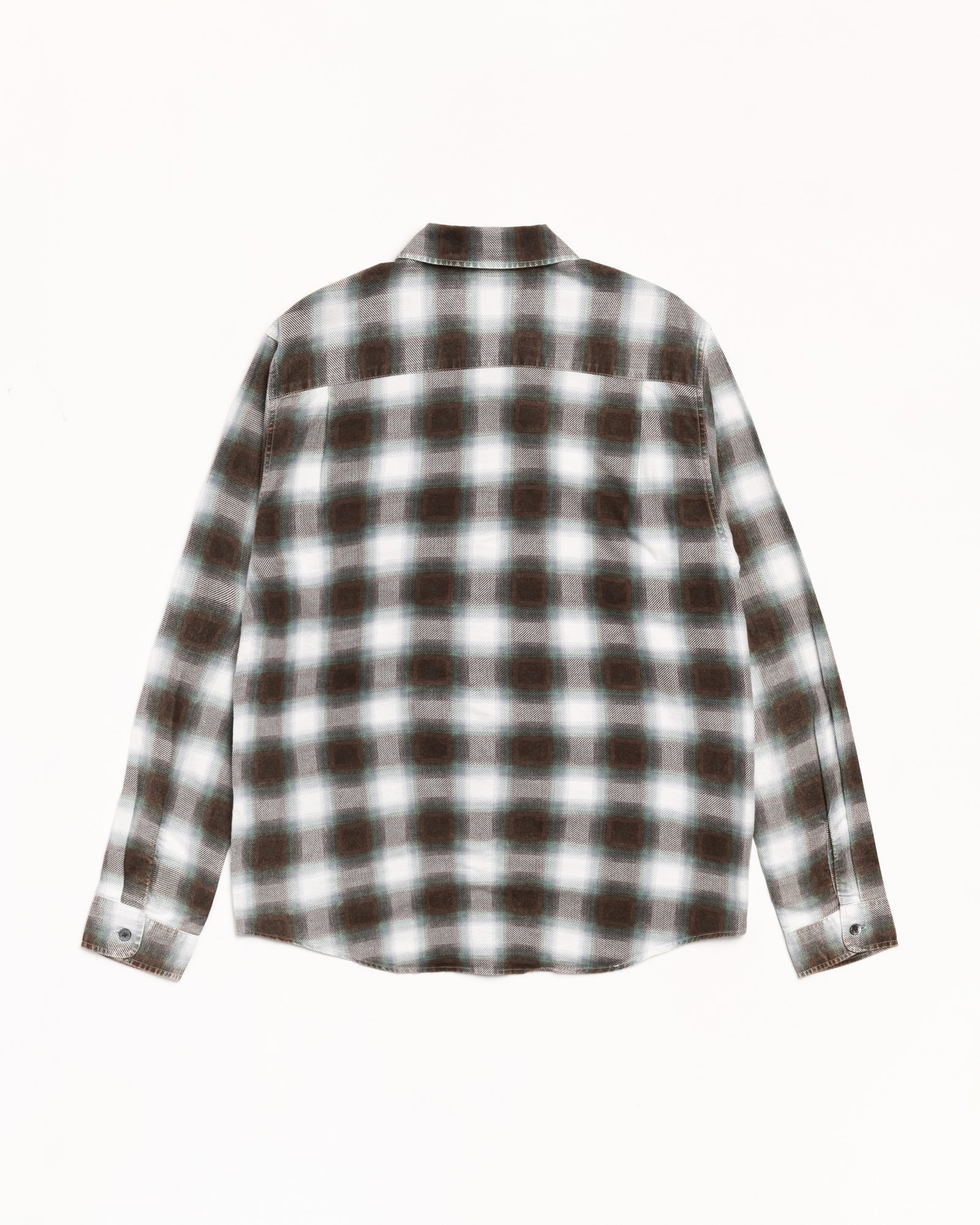 美品 stussy HELLSHIRE PLAID SHIRT ネル シャツ STUSSY ステューシー 22AW Hellshire Plaid Shirt オンブレ