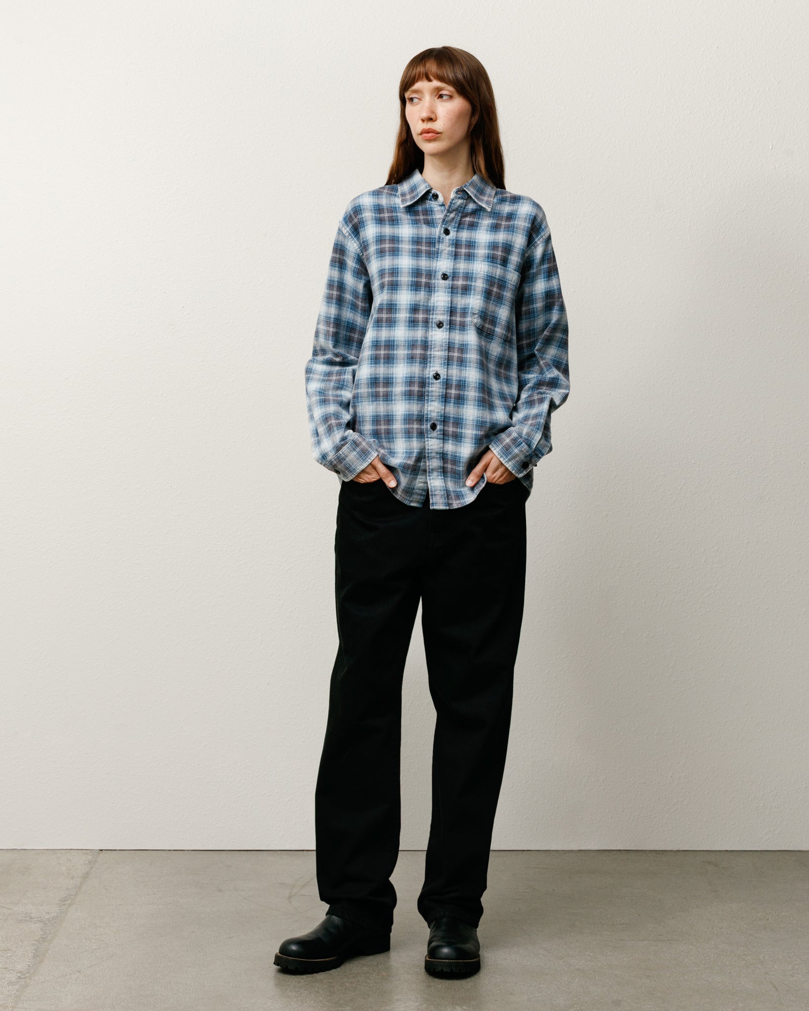 Dax Printed Shirt – Blue | Tops & Shirts | Stüssy Canada