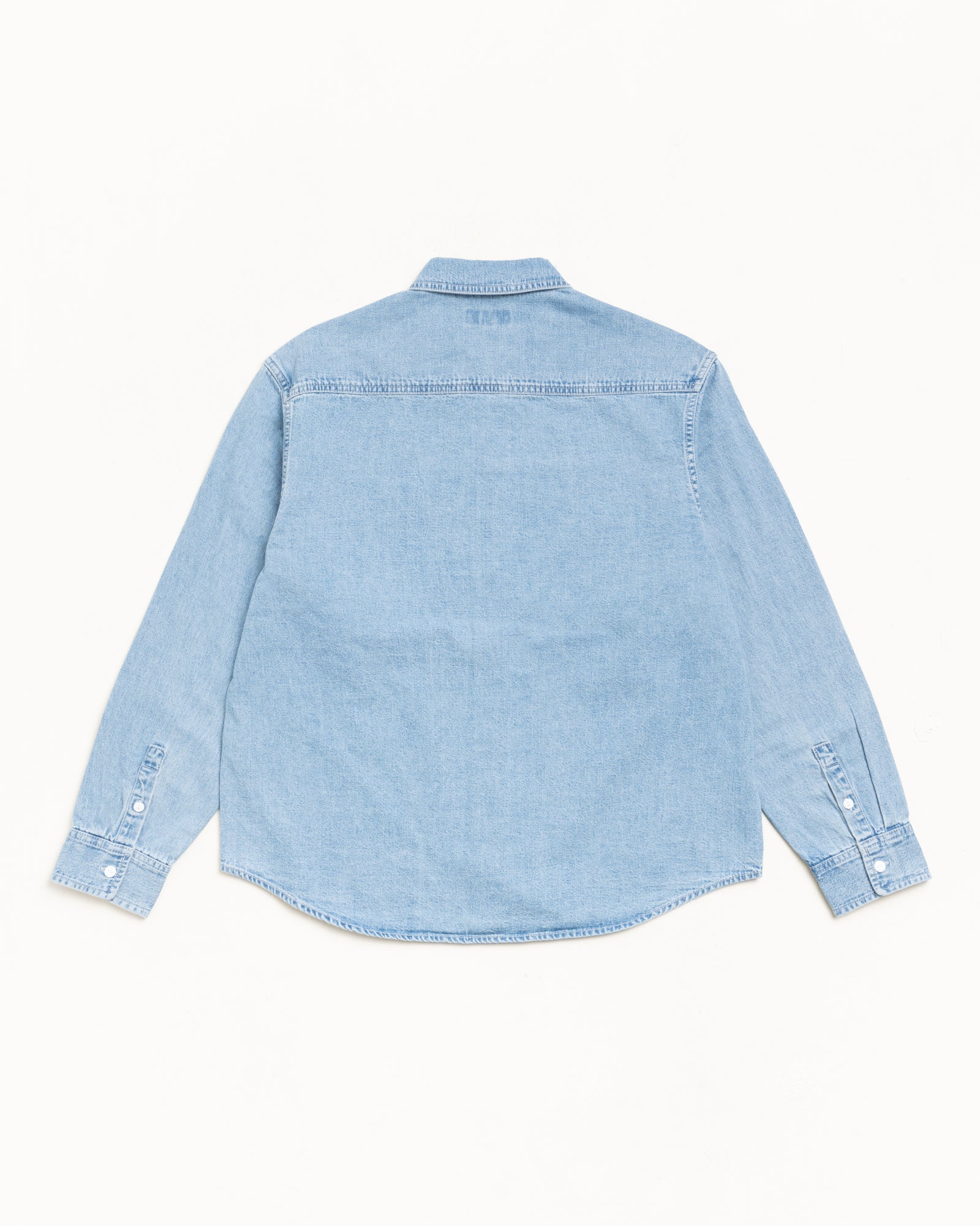 Work Denim Shirt – Light Denim | Tops & Shirts | Stüssy Canada