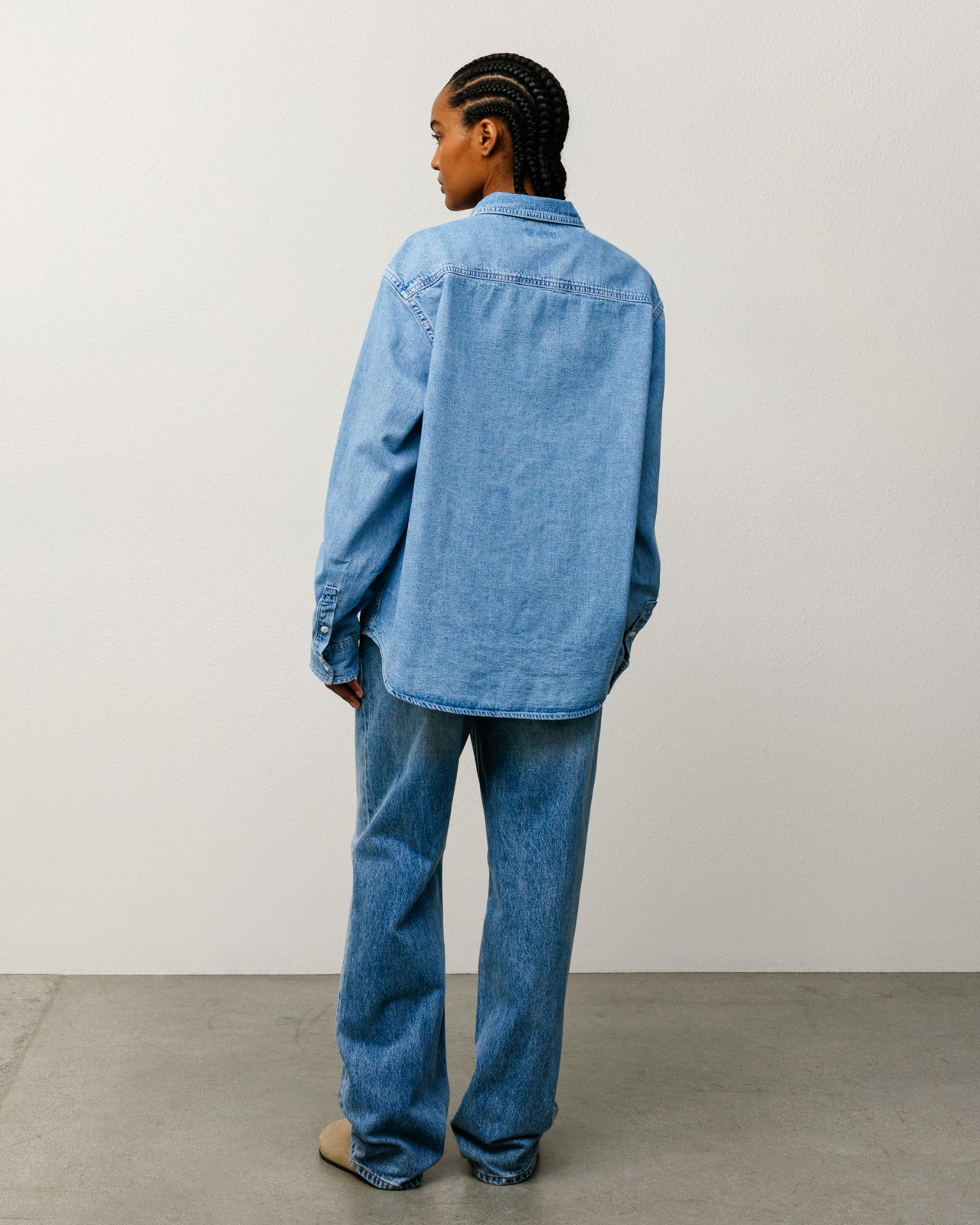 Work Denim Shirt – Light Denim | Tops & Shirts | Stüssy Canada