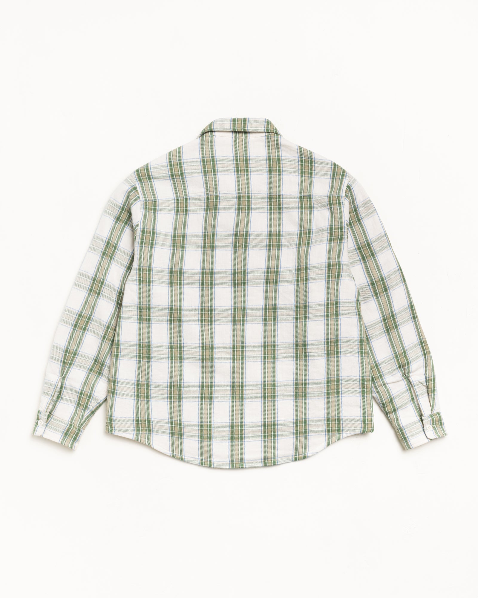 Lau Plaid Shirt Jacket – Off White | Tops & Shirts | Stüssy Canada