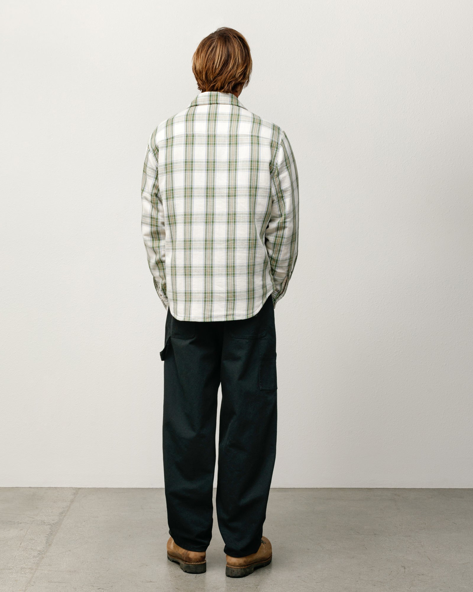 Lau Plaid Shirt Jacket – Off White | Tops & Shirts | Stüssy Canada