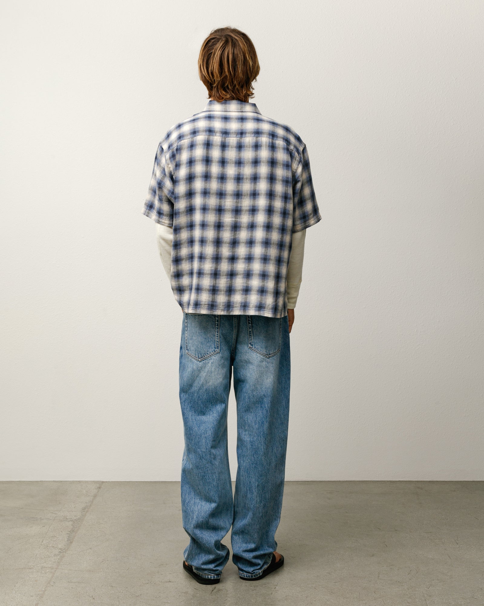 Liam SS Plaid Shirt – Blue | Tops & Shirts | Stüssy Canada