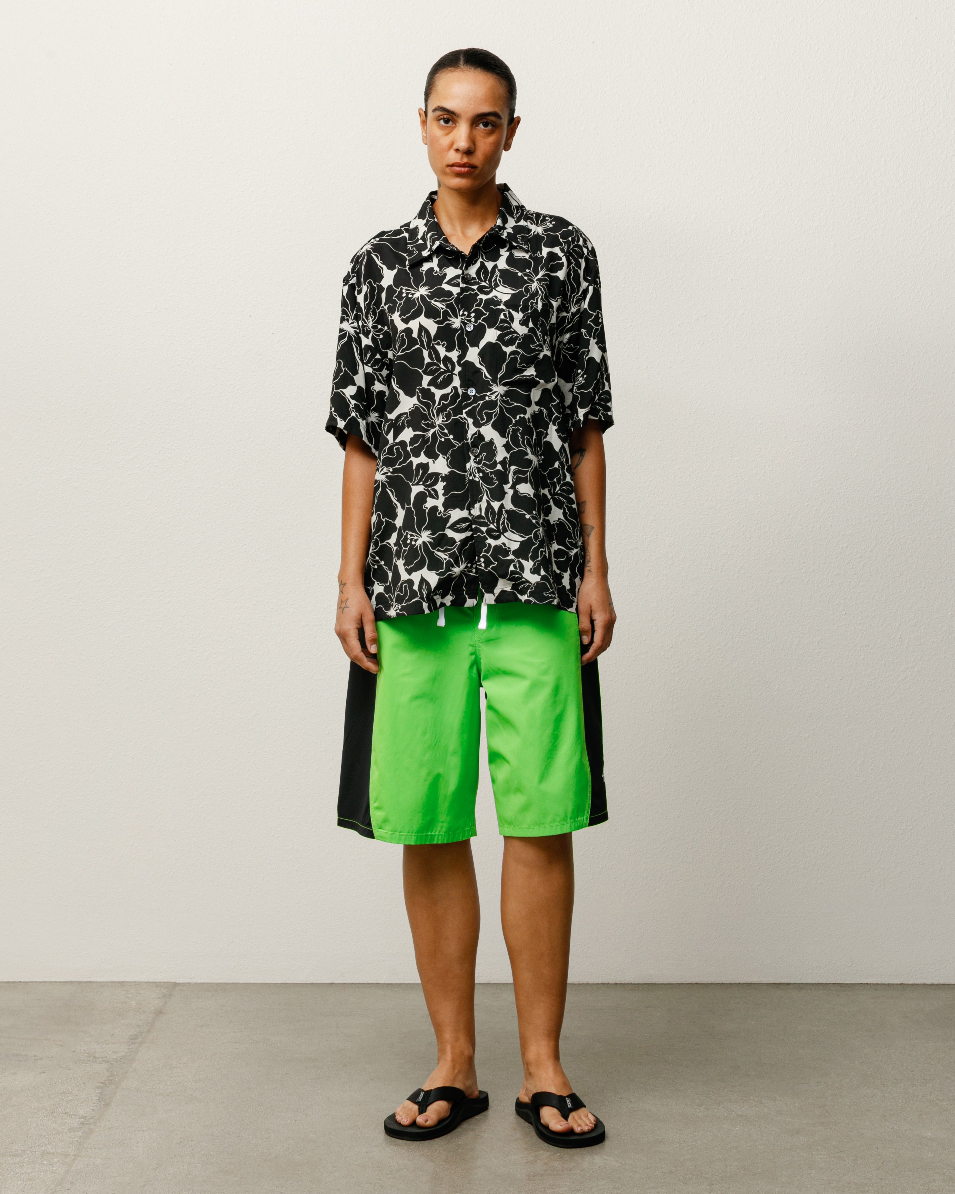 Floral Hawaiian Shirt – Black | Tops & Shirts | Stüssy Canada