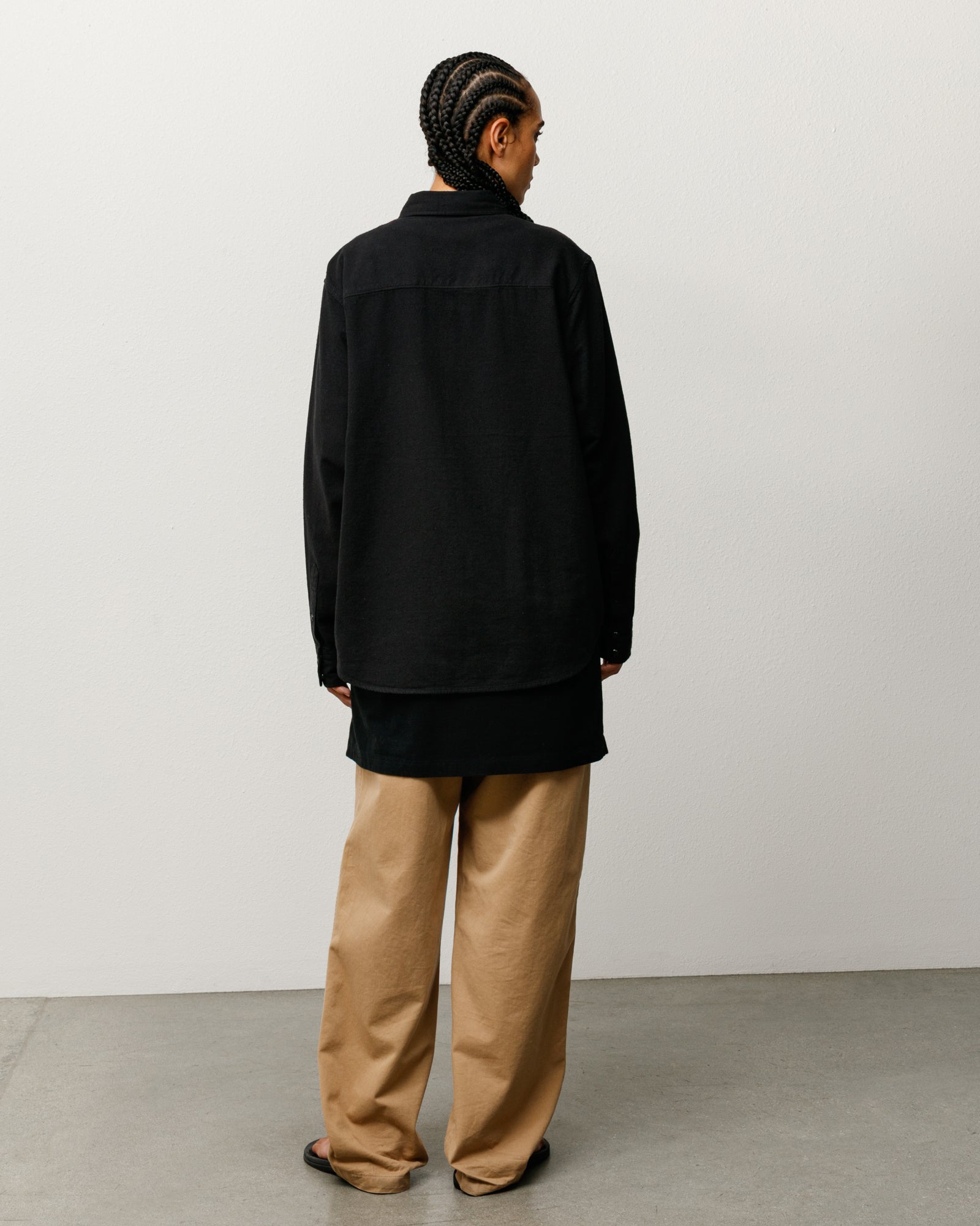 Cotton Silk Western Shirt – Black | Tops & Shirts | Stüssy Canada