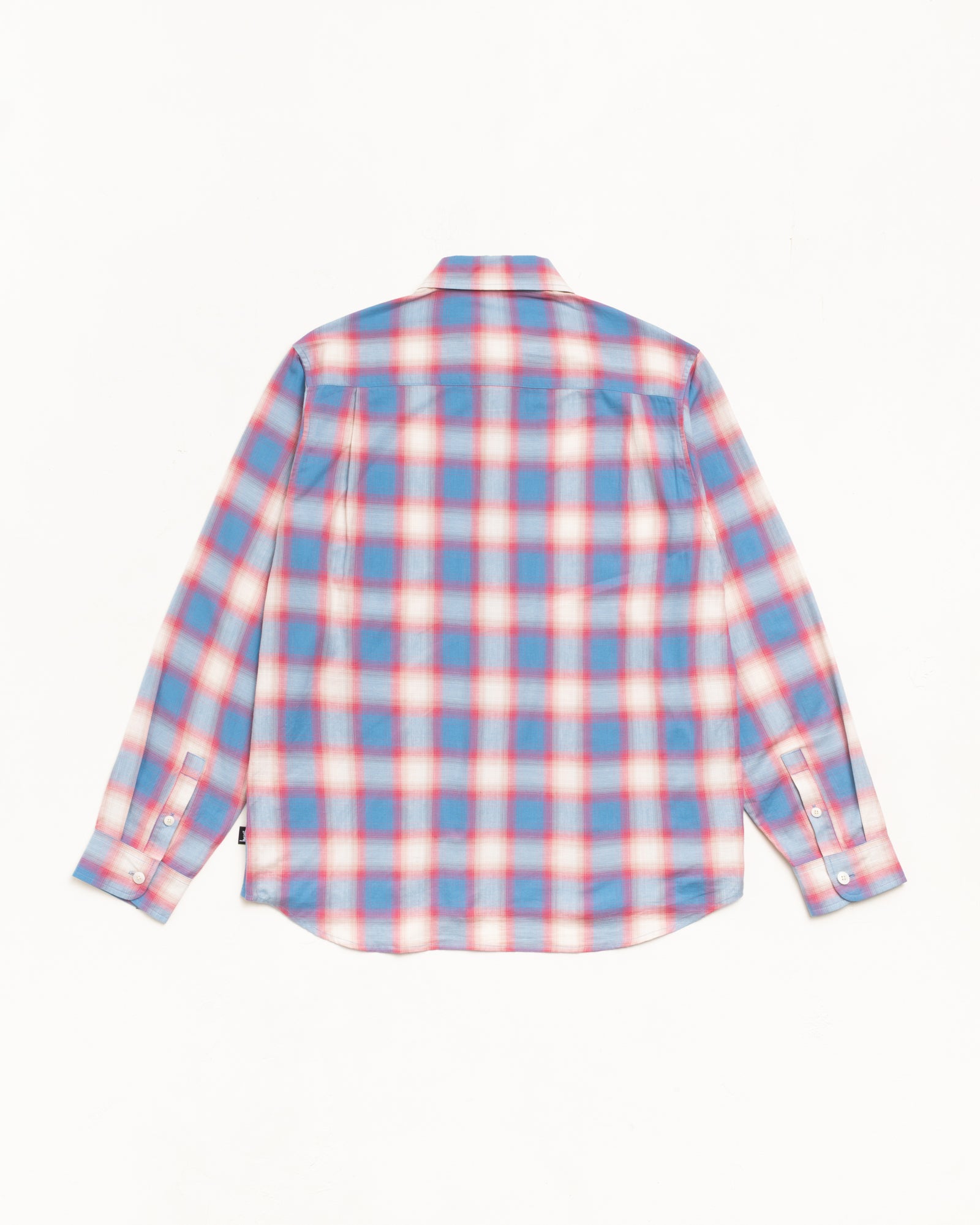 Beach Ombre Plaid Shirt – Blue | Tops & Shirts | Stüssy Canada