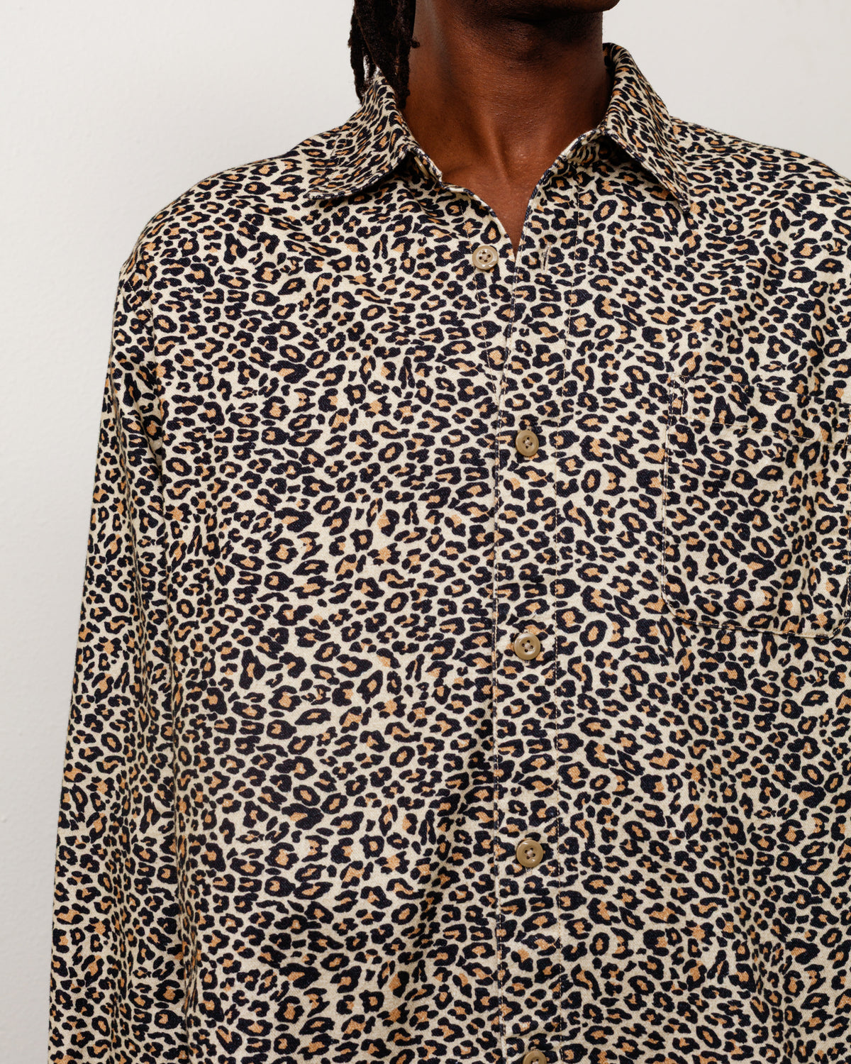 Animal Print Flannel Shirt - Leopard | Tops & Shirts | Stüssy Canada