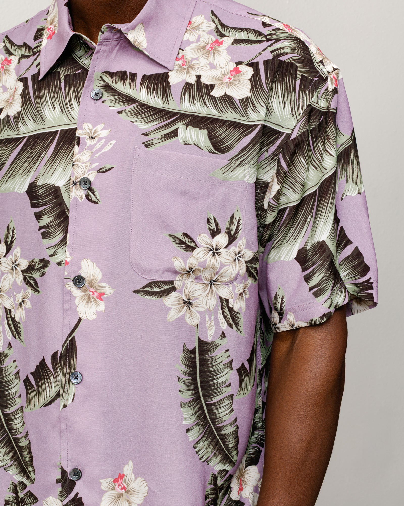 Hawaiian Floral Ss Shirt – Lavender | Tops & Shirts | Stüssy Canada
