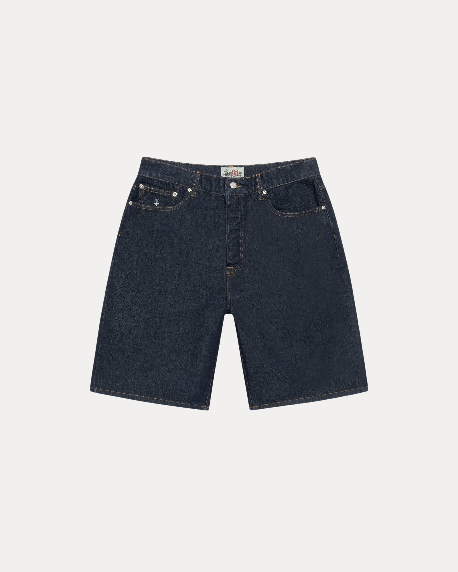 Big Ol Shorts Denim Mens Regular In Rinsed Indigo