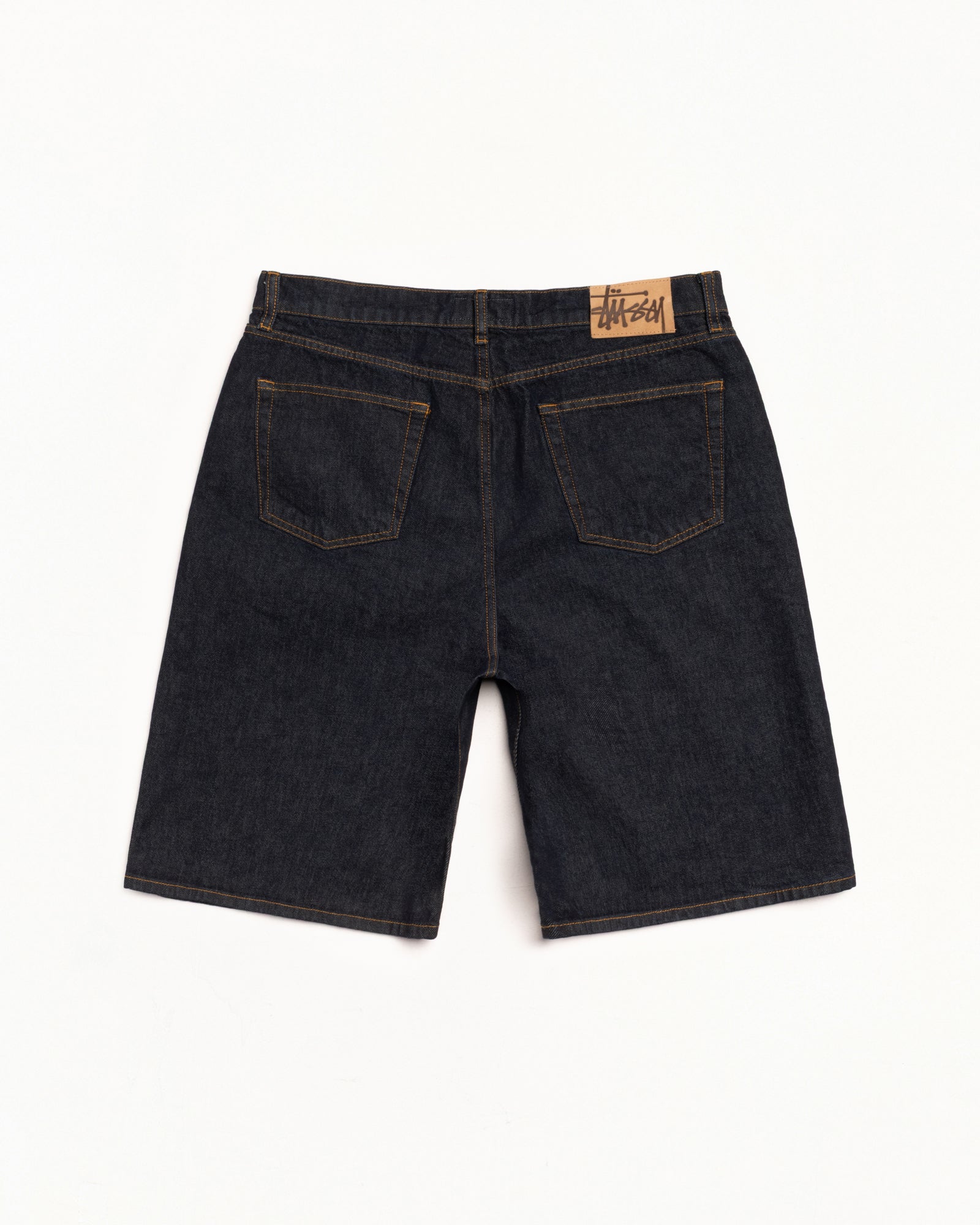 Big Ol Short Denim Mens Regular In Rinsed Indigo