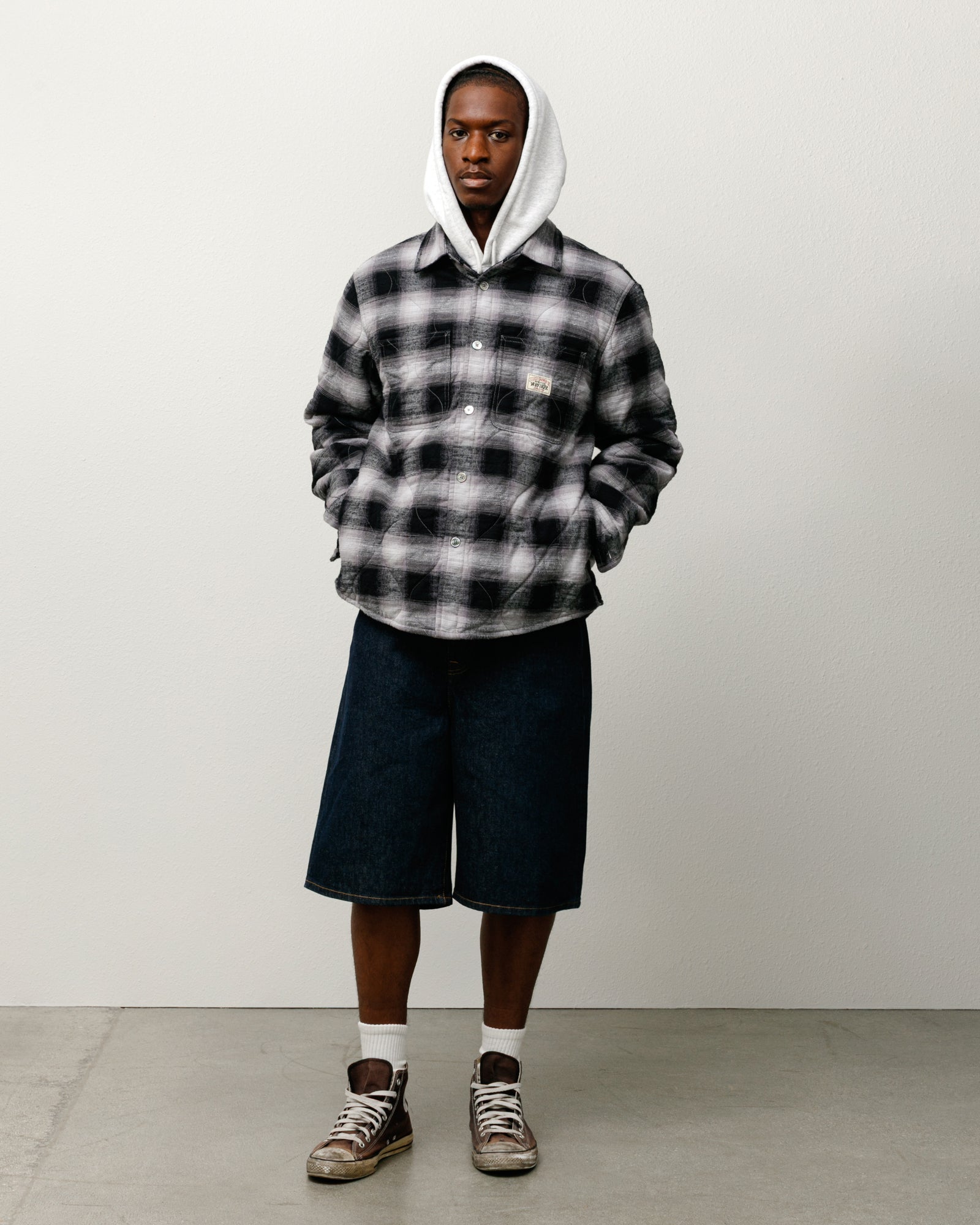 Big Ol Shorts Denim Mens Regular In Rinsed Indigo