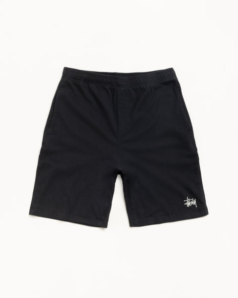 Double Layer Jersey Short Mens Regular In Black