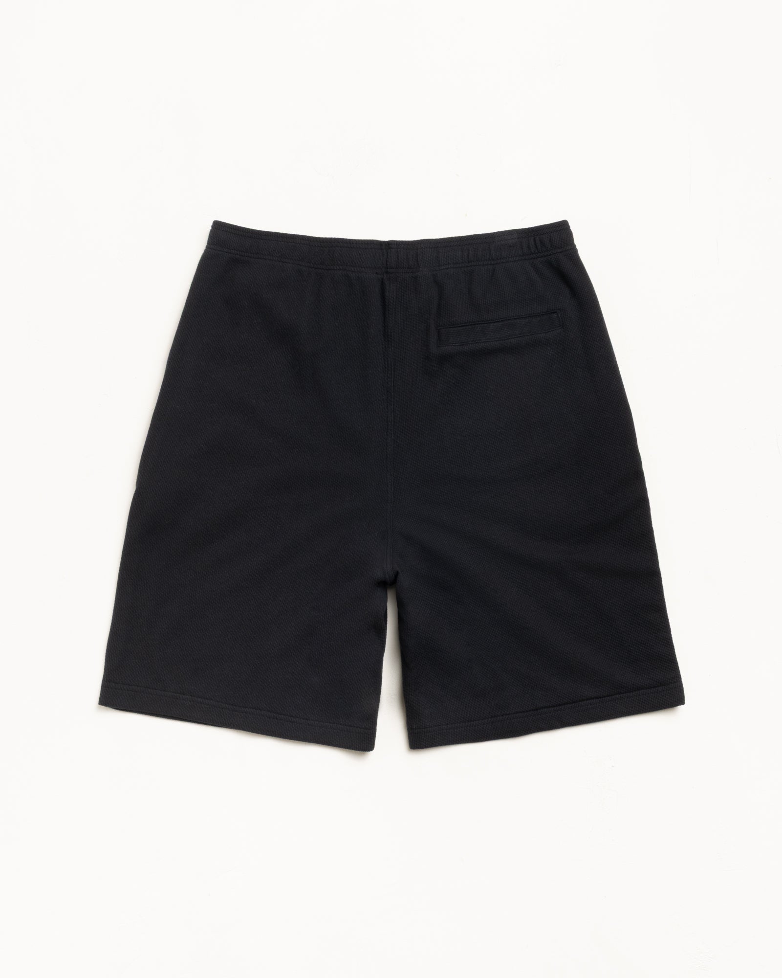 Double Layer Jersey Short Mens Regular In Black
